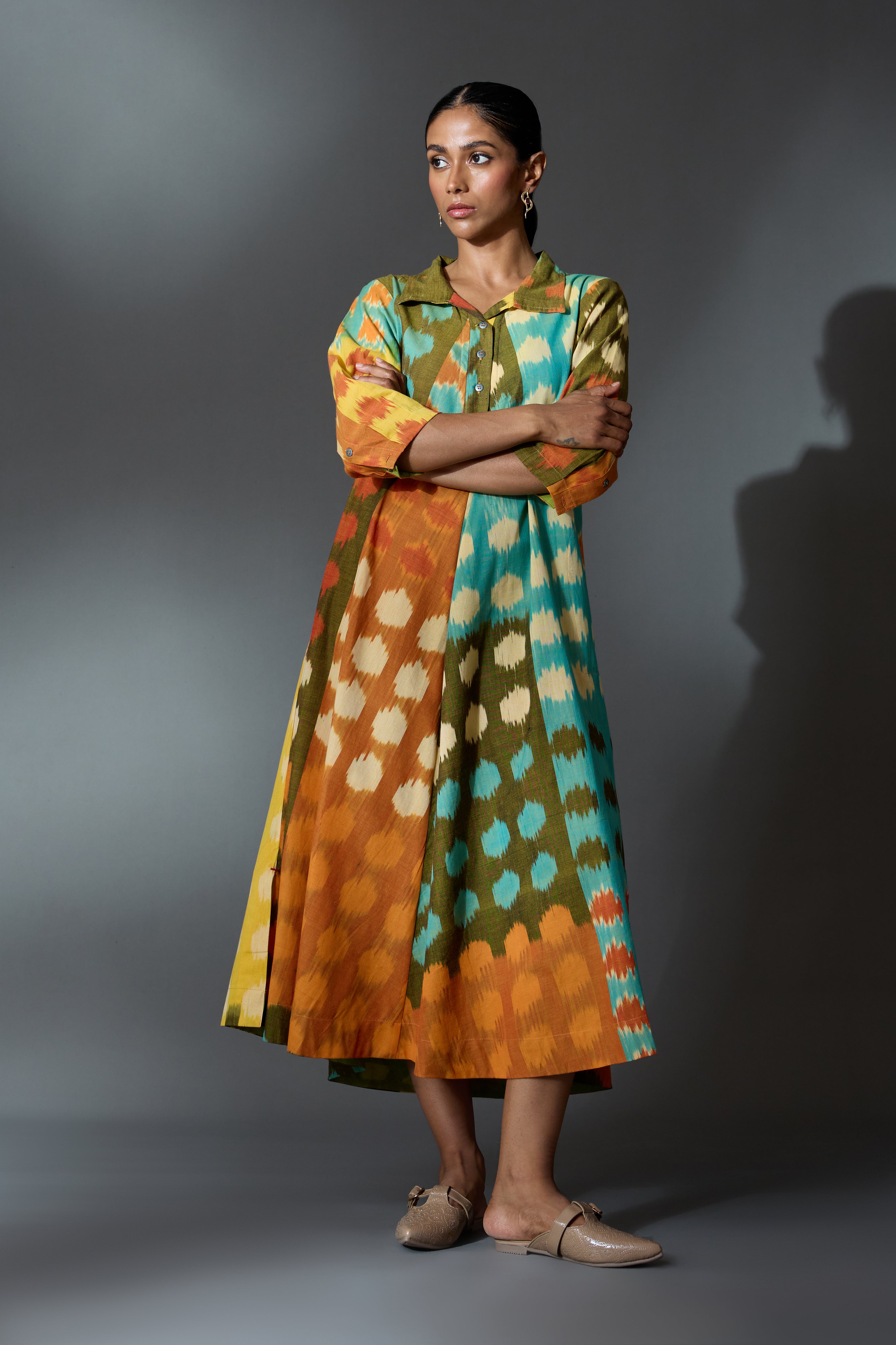 TUNE COLLARED MAXI