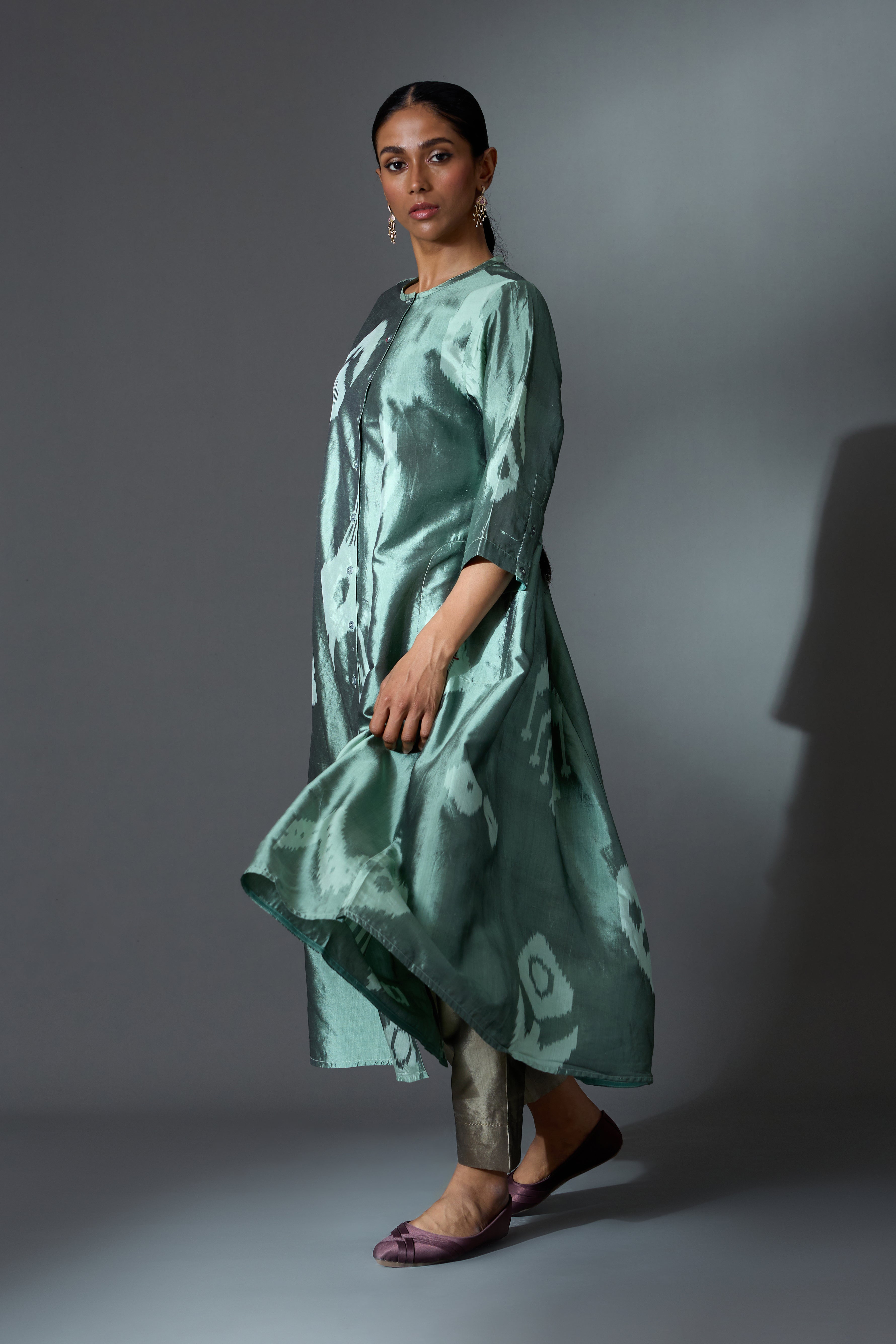 SAGE BIAS BUTTON CO-ORD