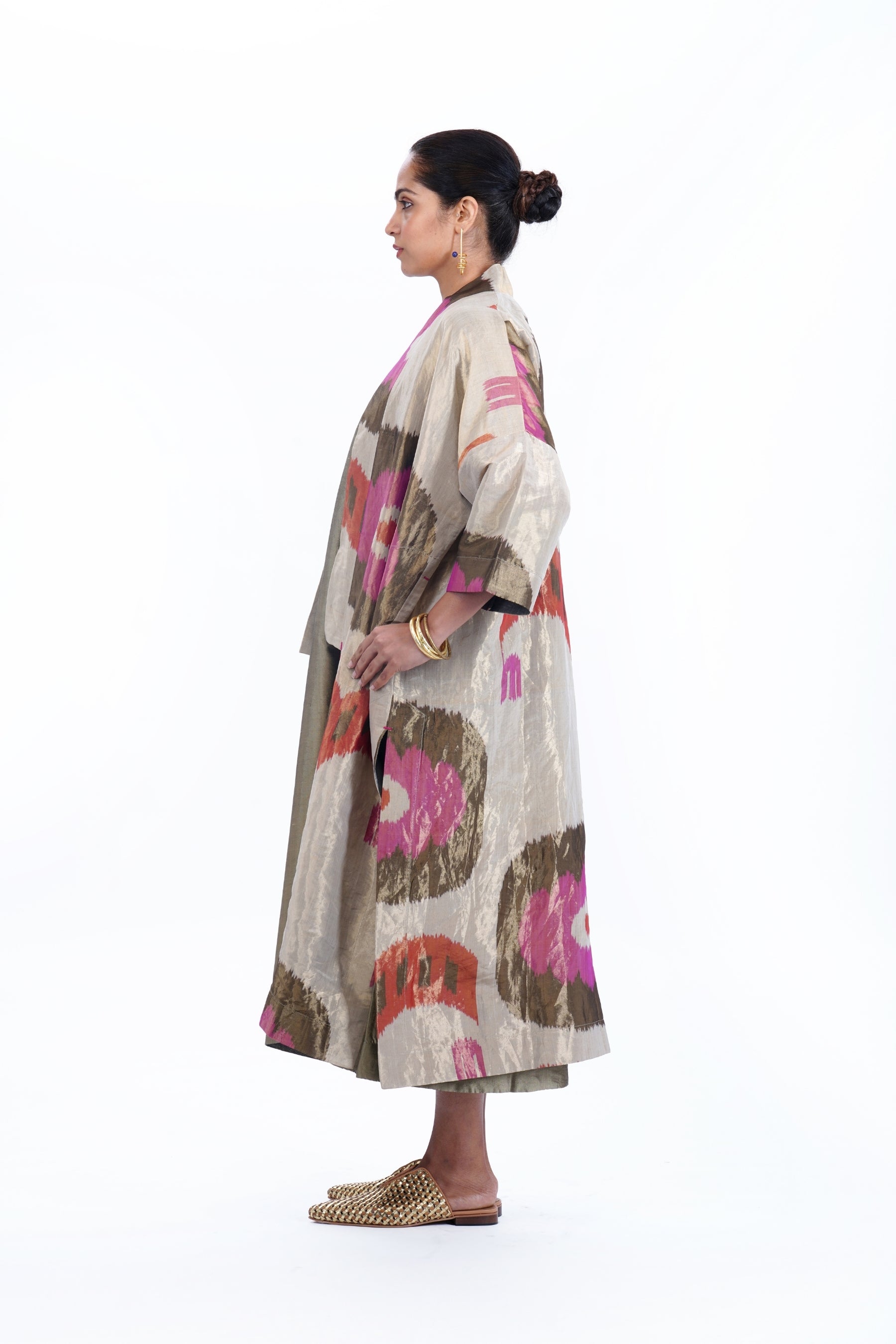 NARGIS TISSUE ANTIFIT OVERLAY CO-ORD