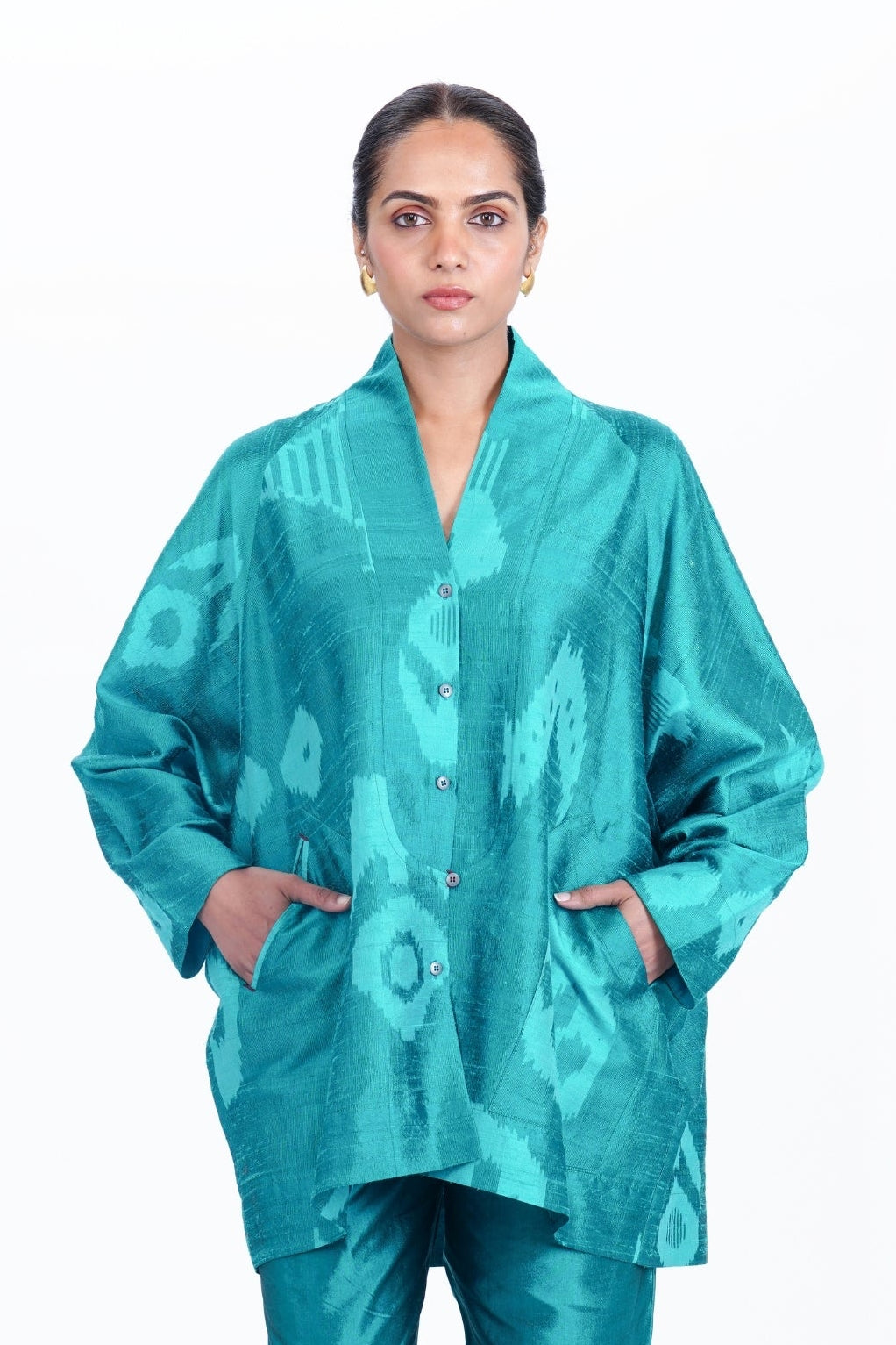 TURQUOISE ANTIFIT TUNIC