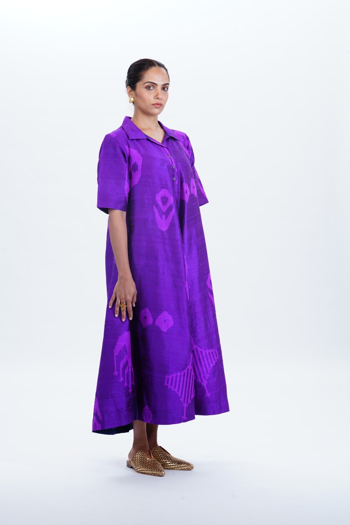 AMETHYST COLLARED MAXI