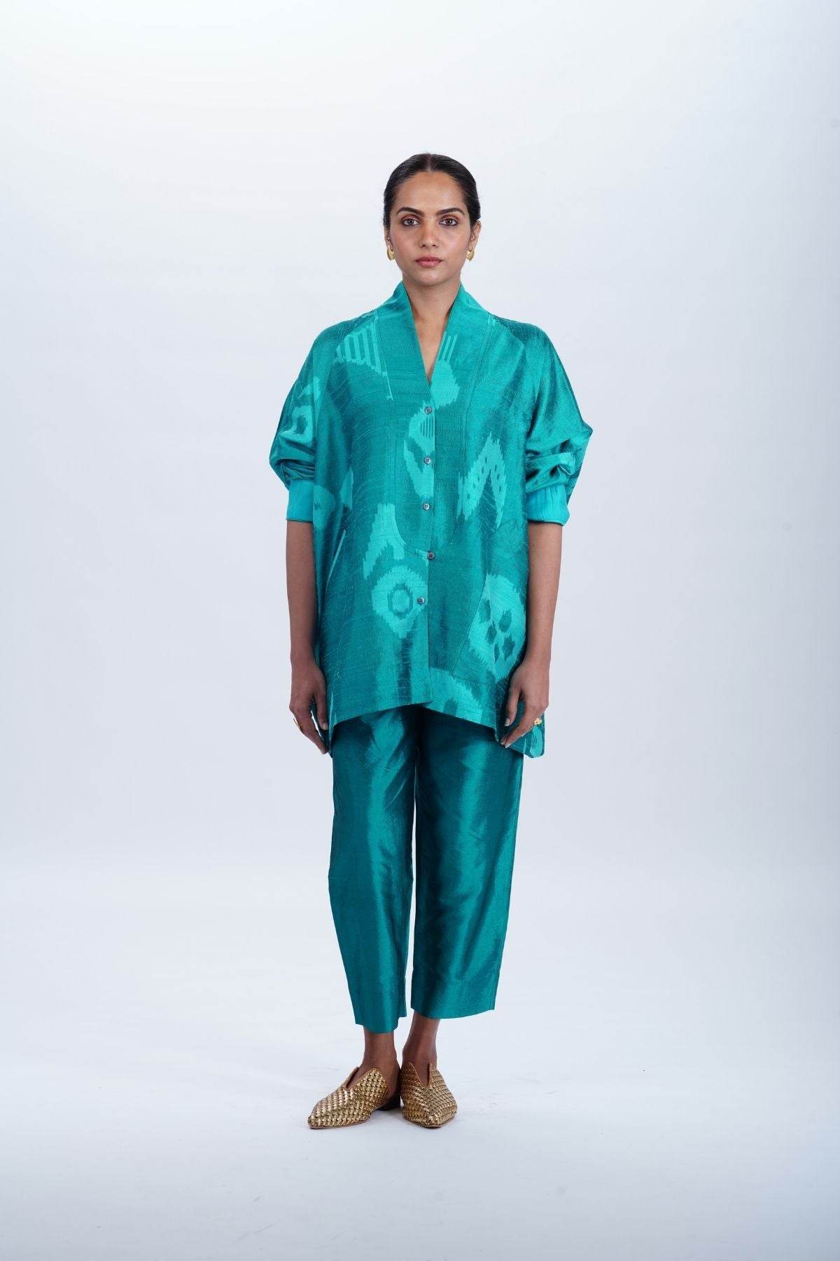 TURQUOISE ANTIFIT TUNIC