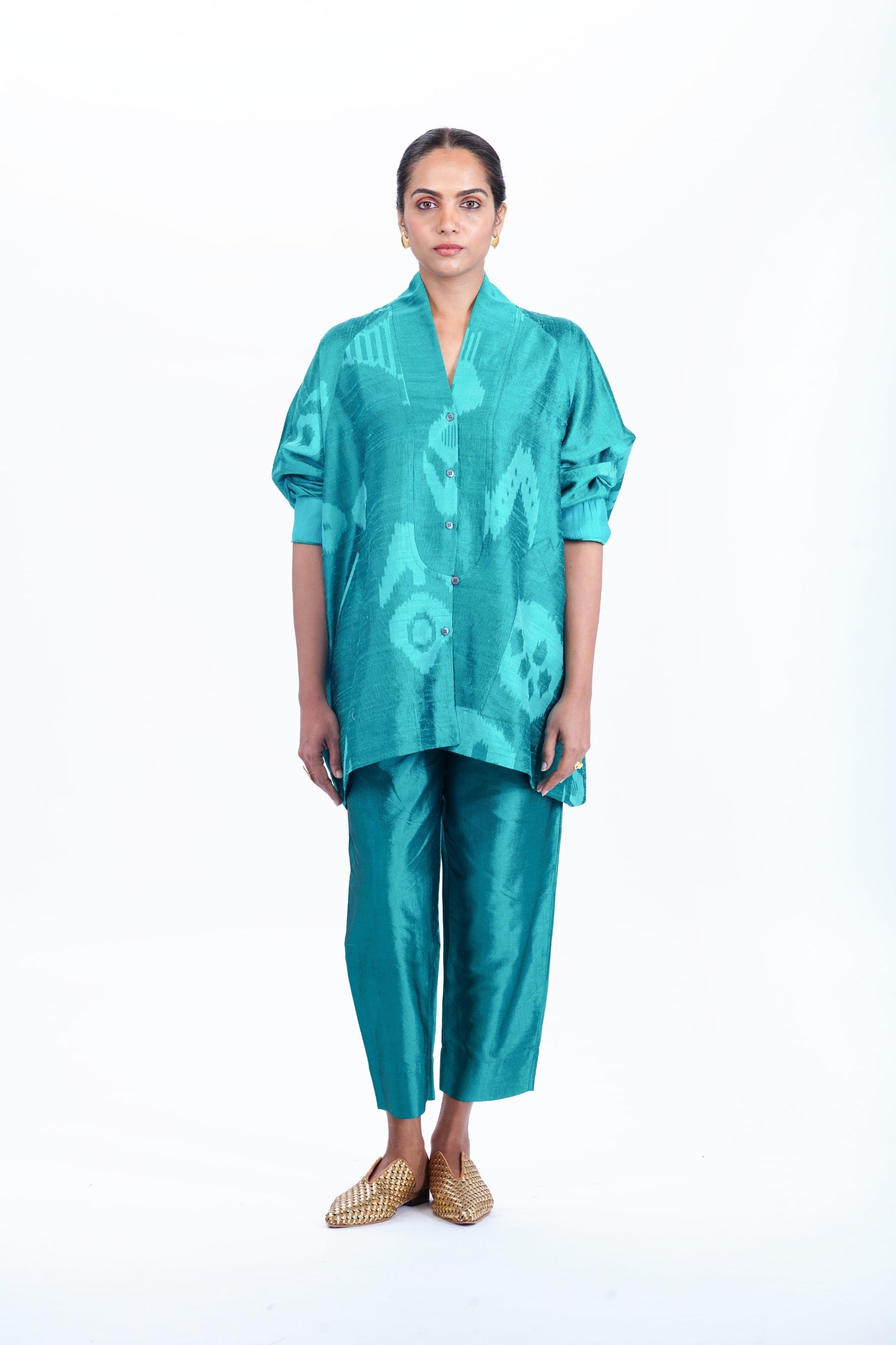 TURQUOISE ANTIFIT TUNIC