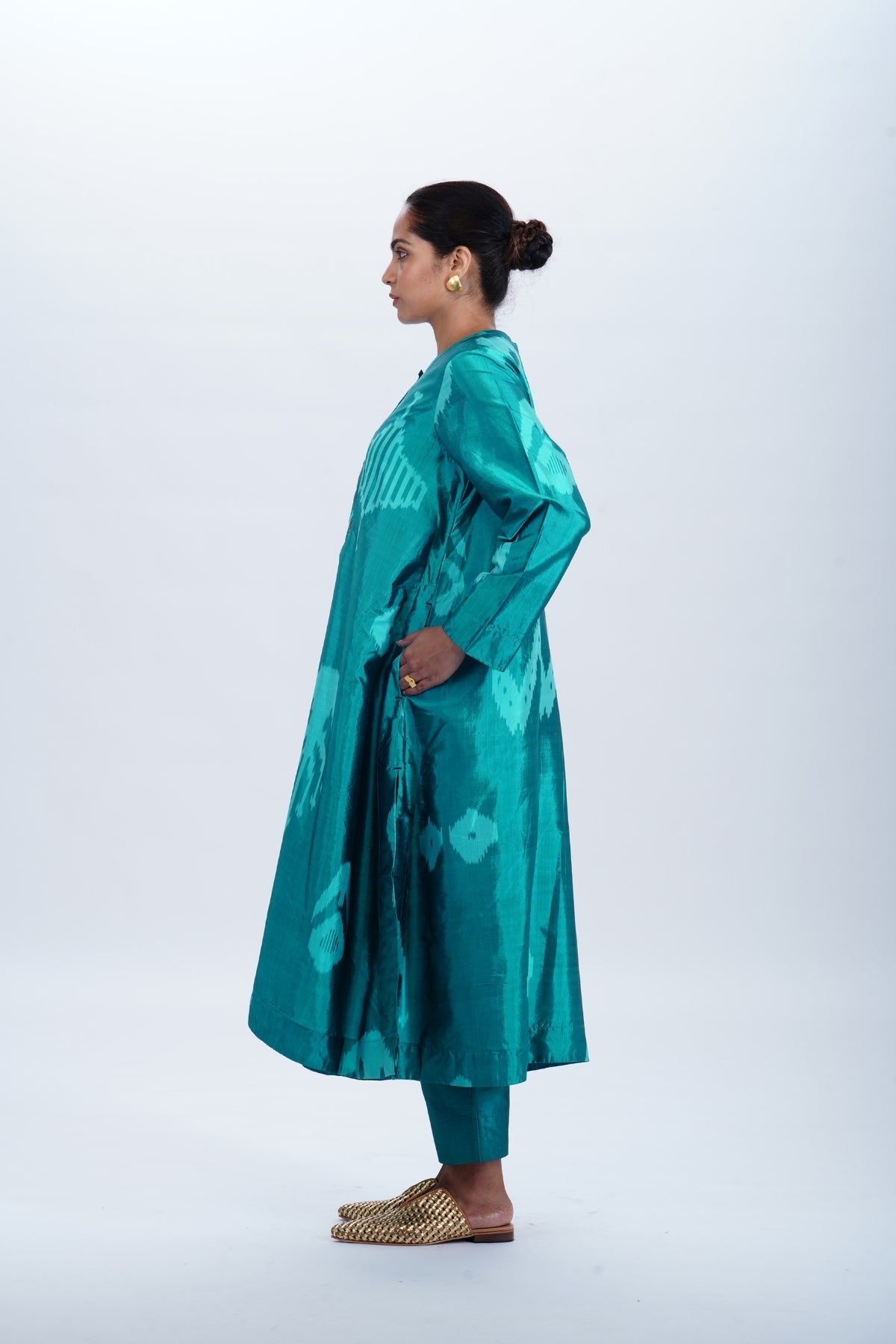 TURQUAIRE YOKE KURTA