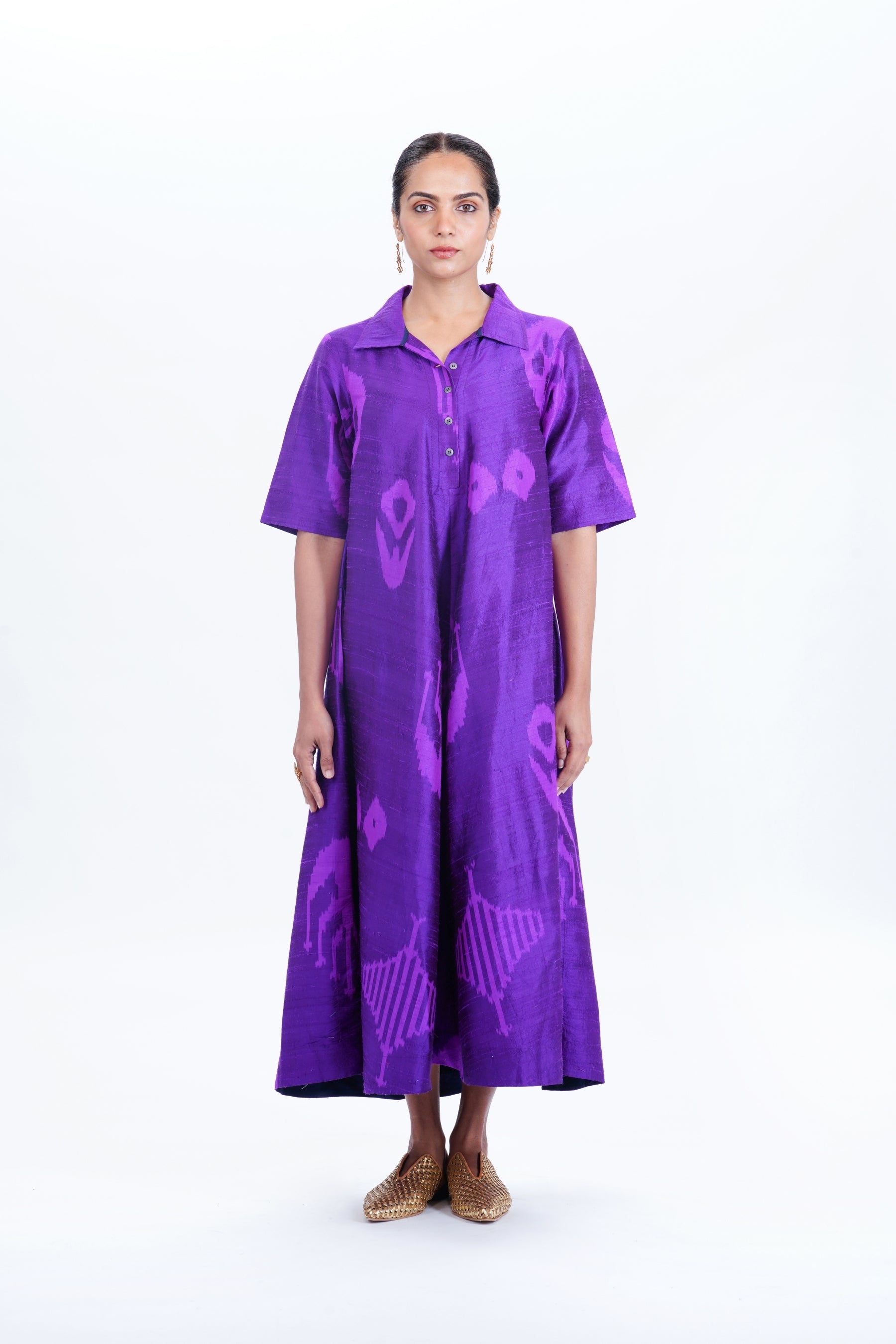 AMETHYST COLLARED MAXI