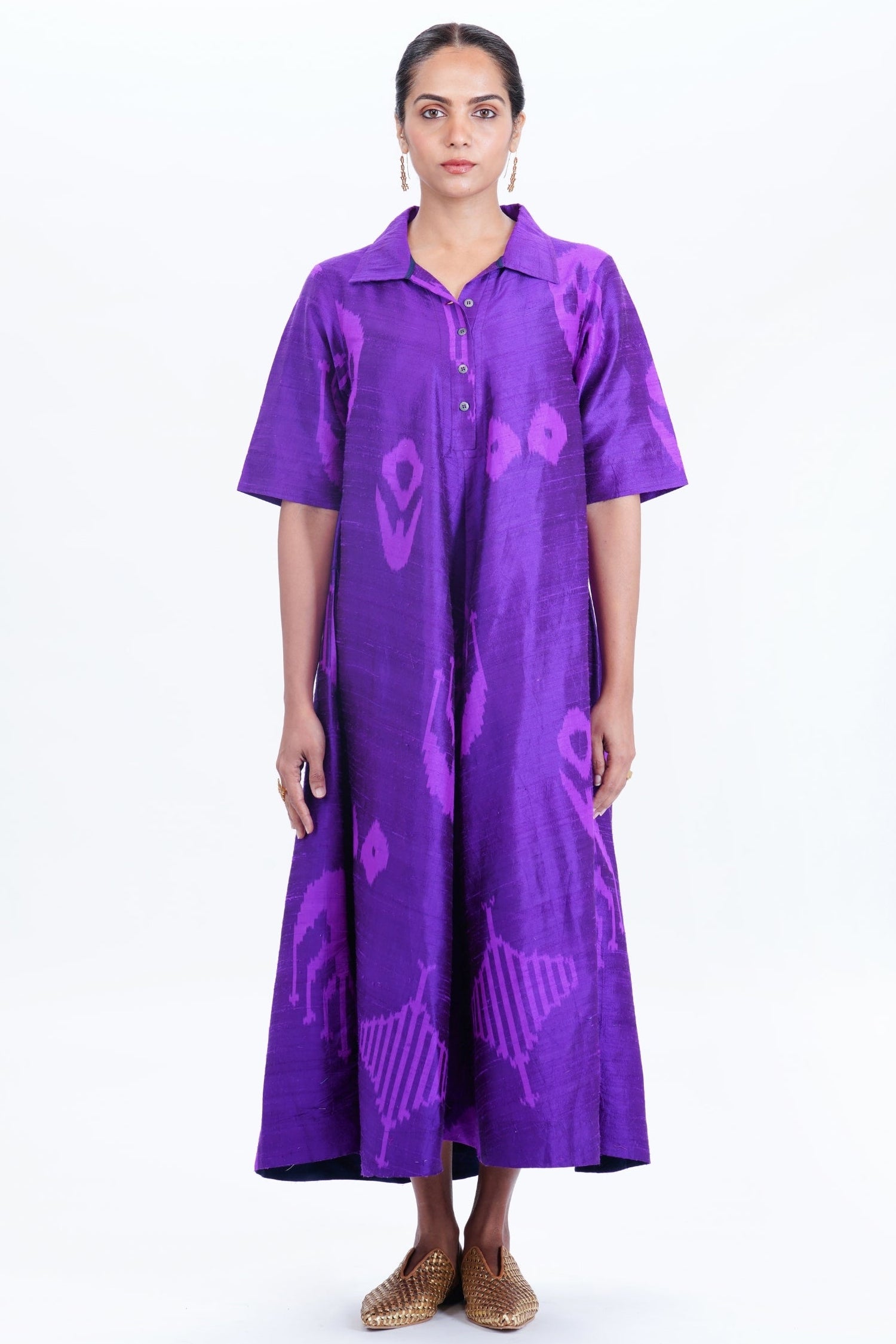 AMETHYST COLLARED MAXI