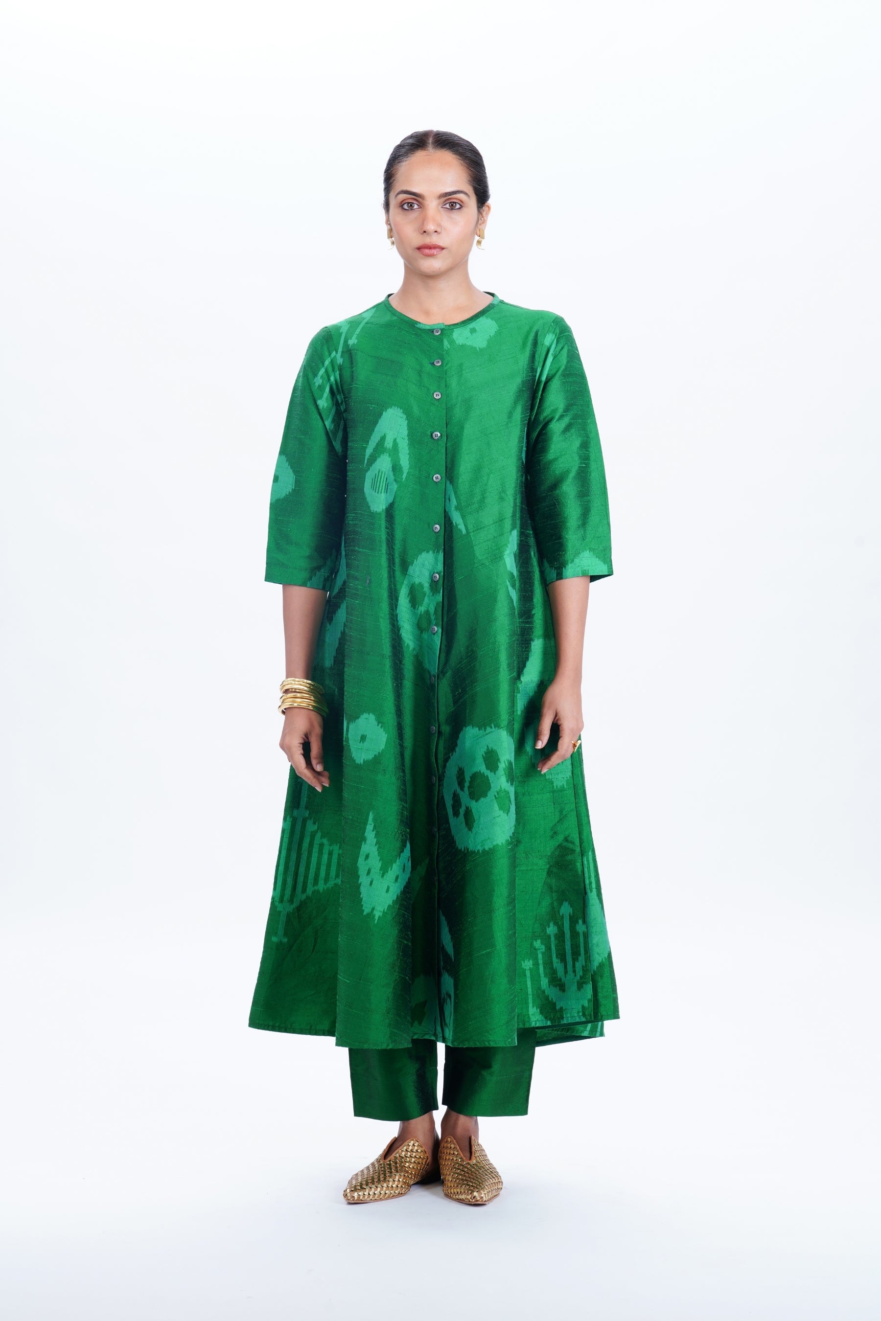 EMERALD BIAS BUTTON CO-ORD