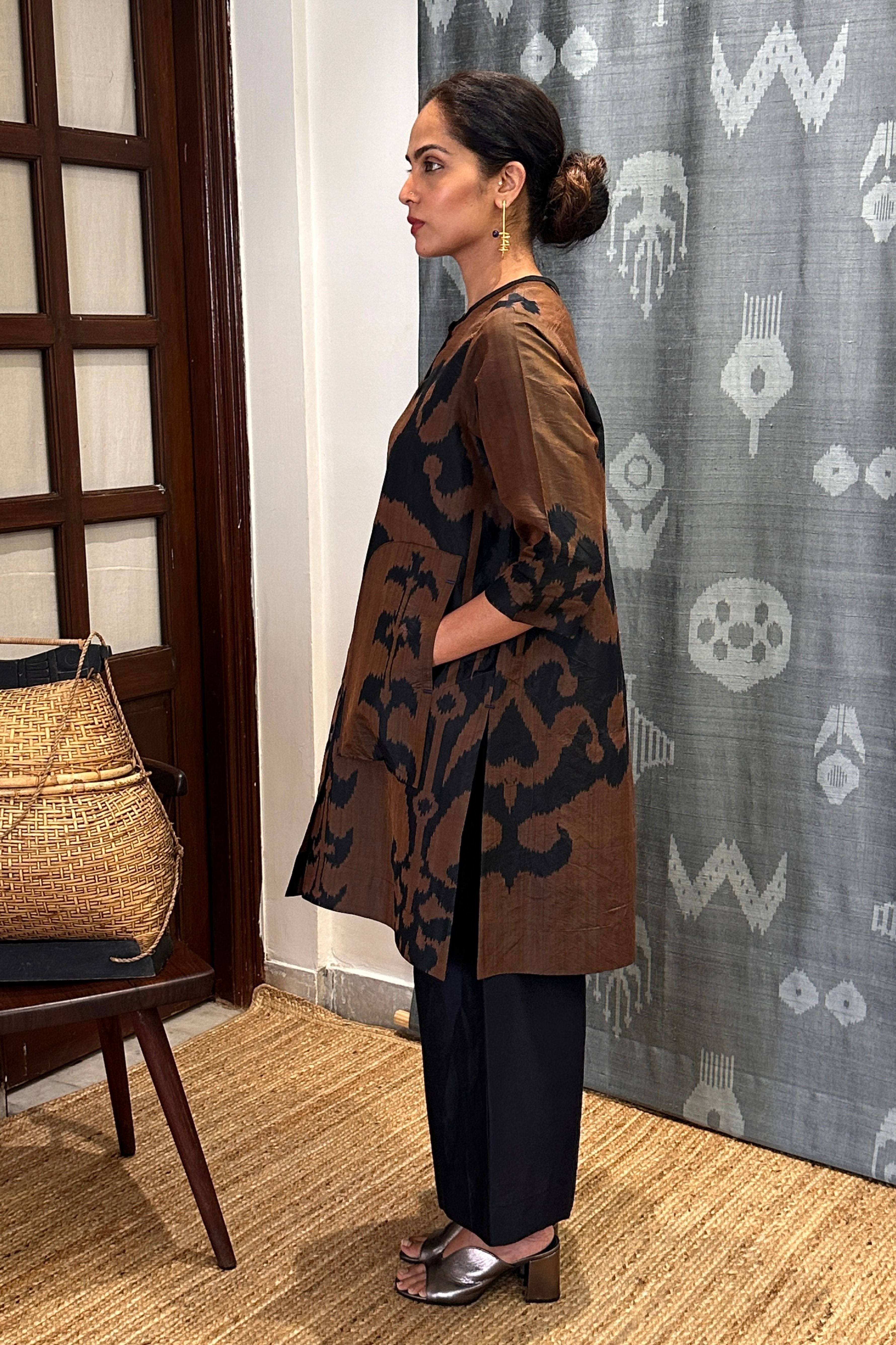 MUSHK BUTTON TUNIC