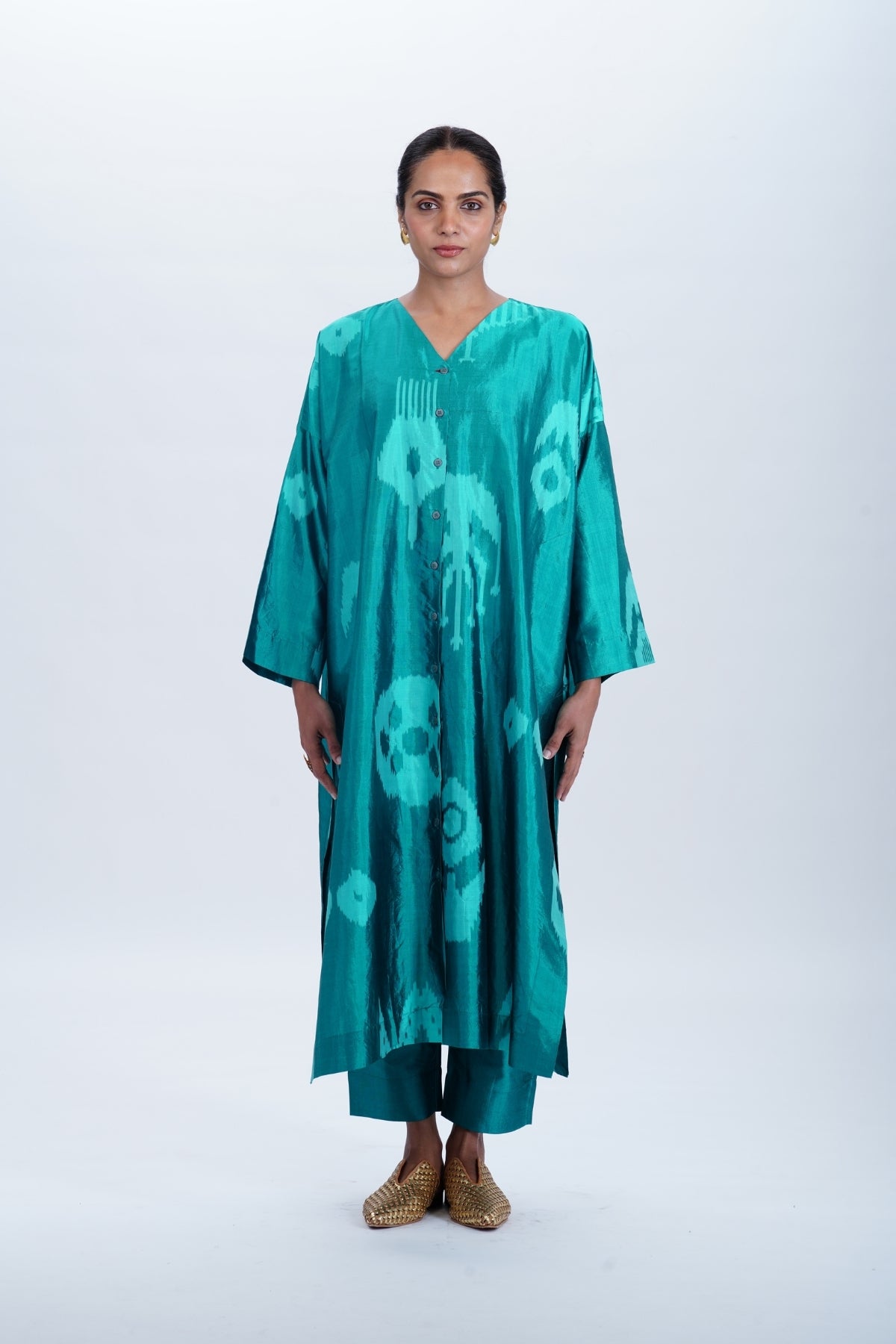 TURQUOISE ANTIFIT KURTA