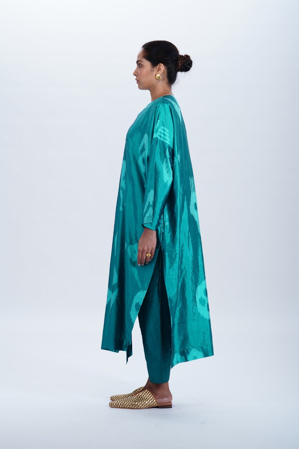 TURQUOISE ANTIFIT KURTA