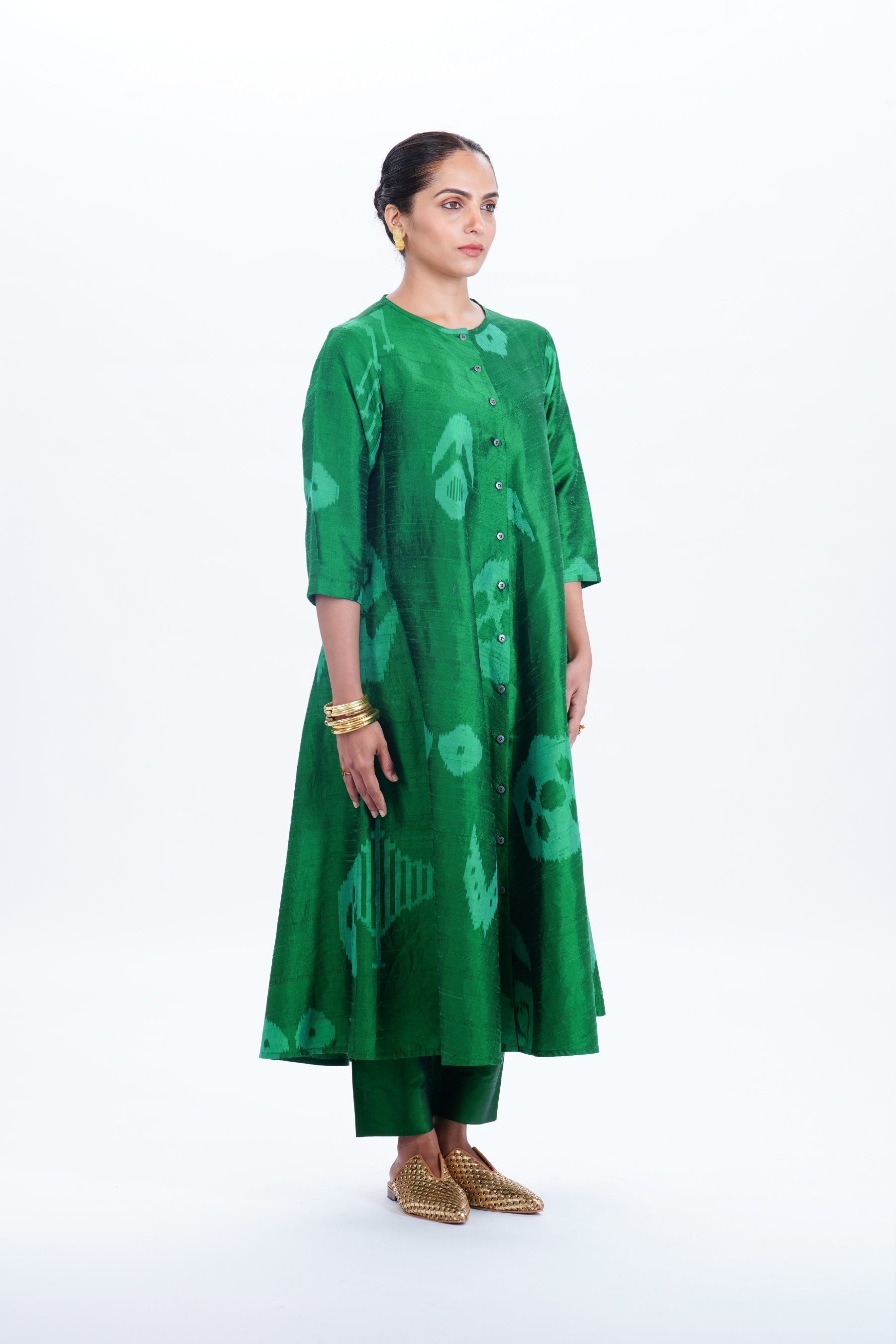 EMERALD BIAS BUTTON CO-ORD