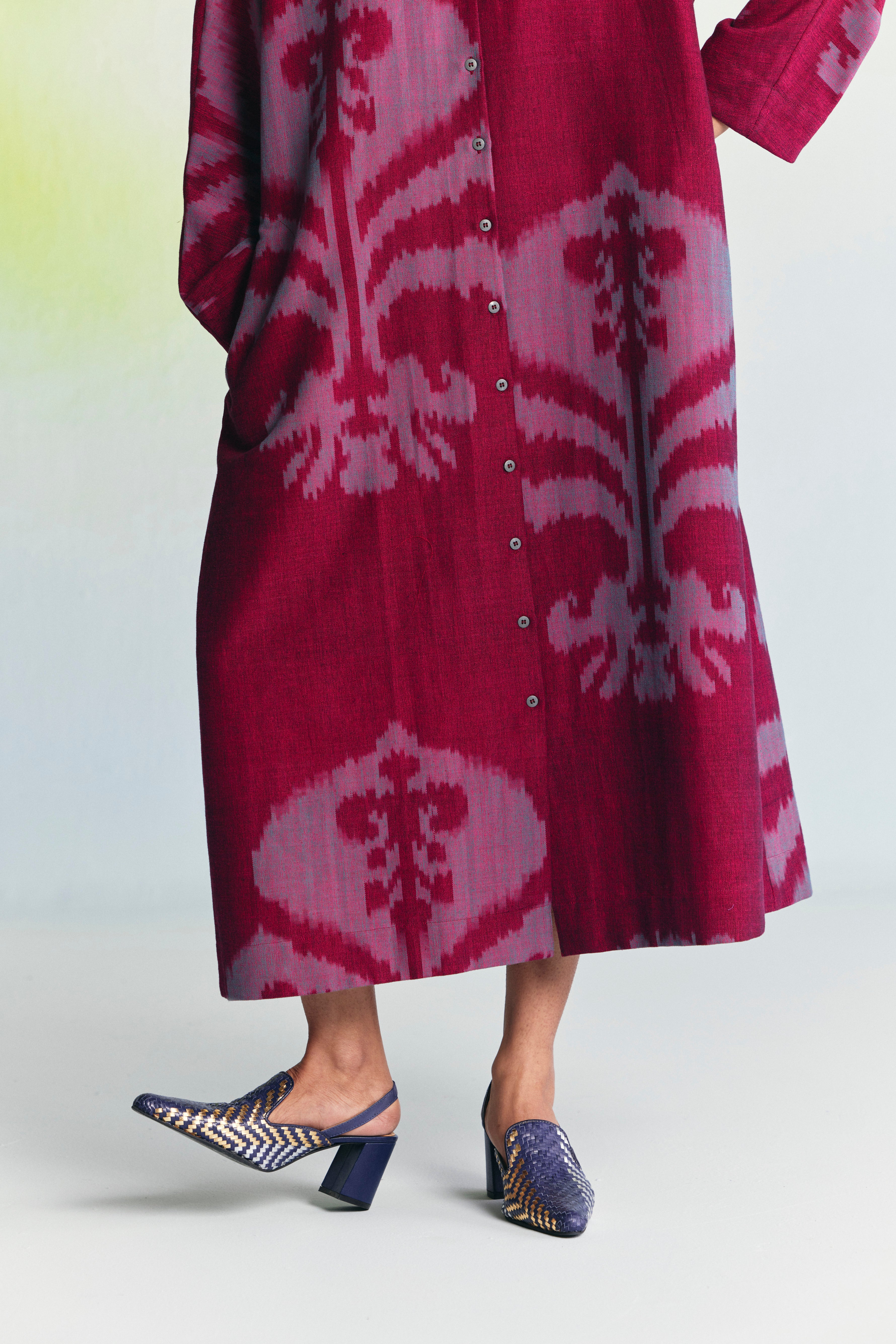 TYRIAN PANELLED DRESS