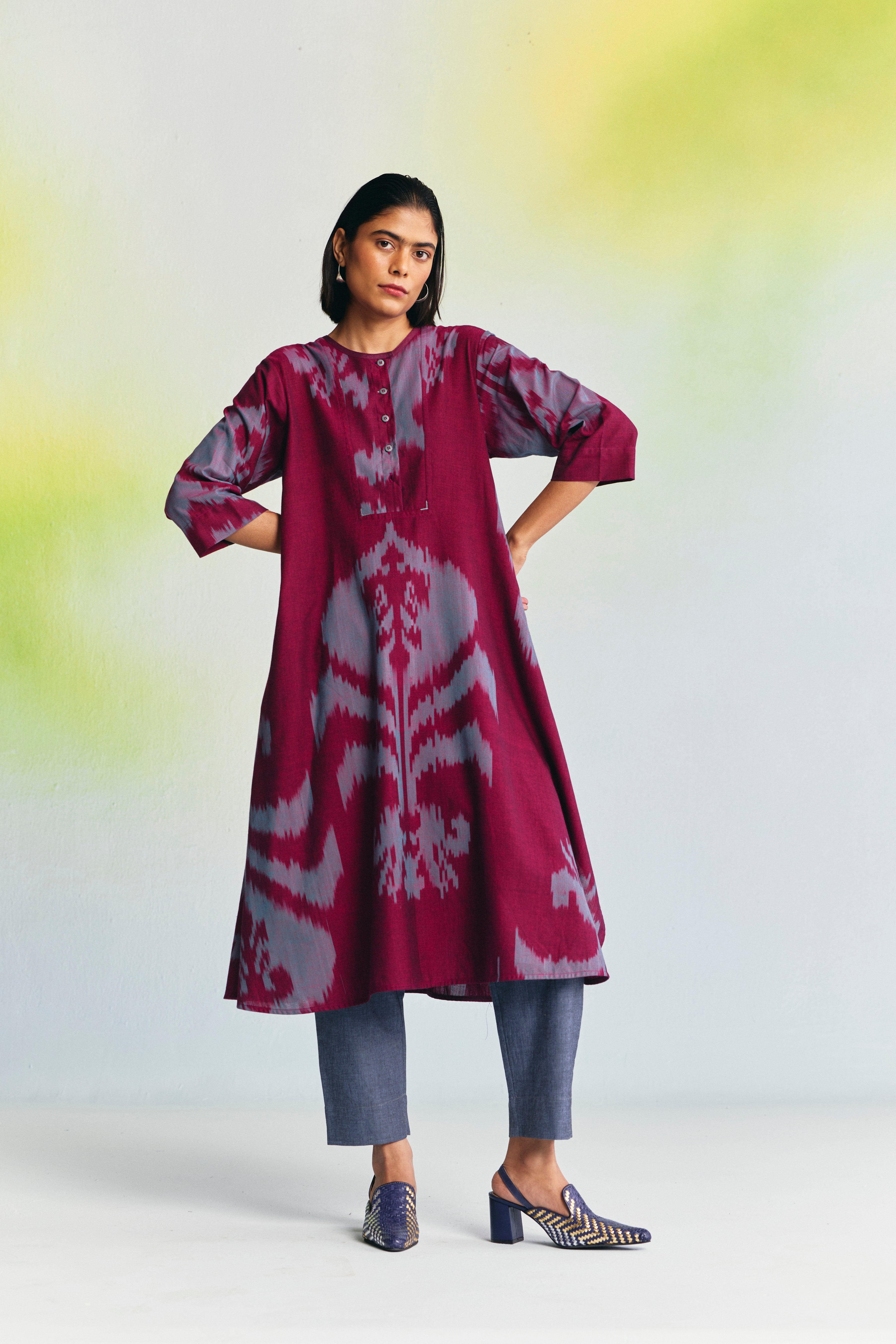 TYRIAN YOKE KURTA