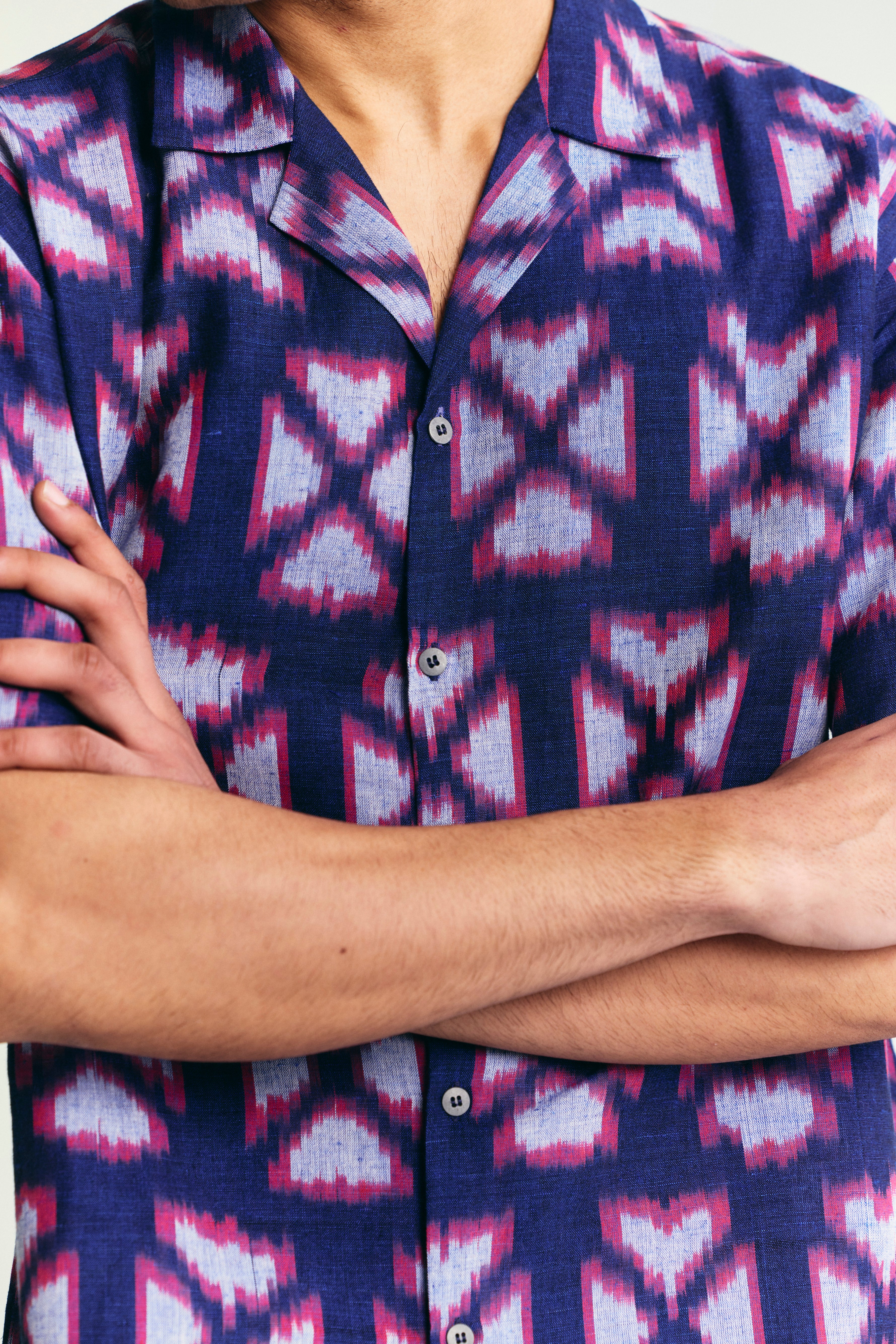 MAGMA LINEN RESORT SHIRT