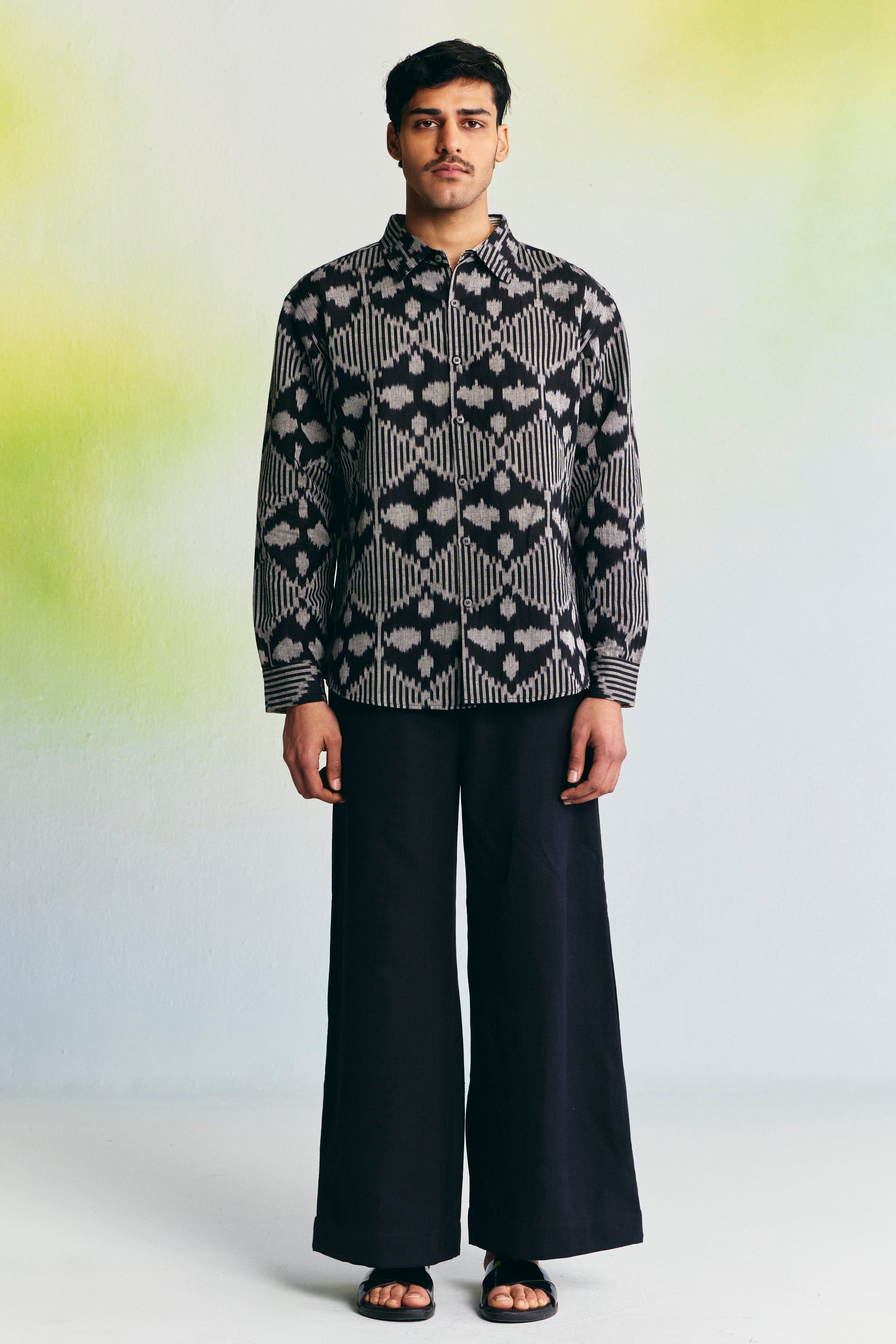 STATIC LINEN FULL SHIRT