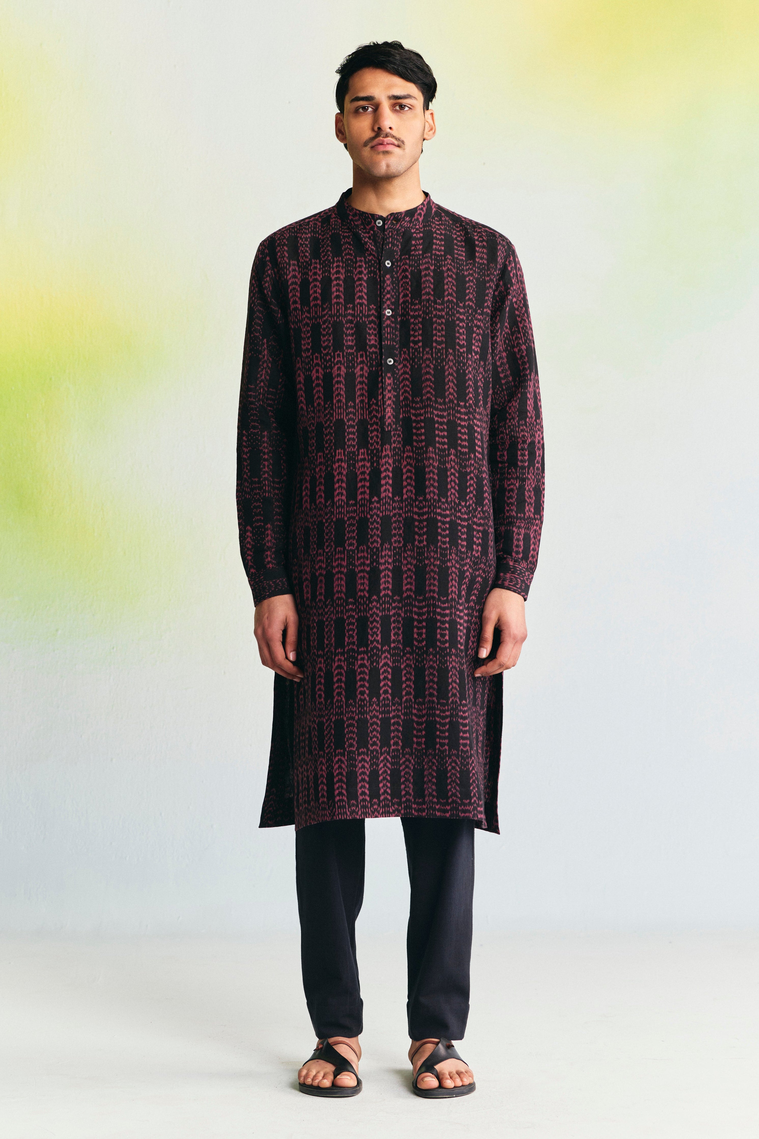 MIRAGE LINEN SLIM FIT KURTA