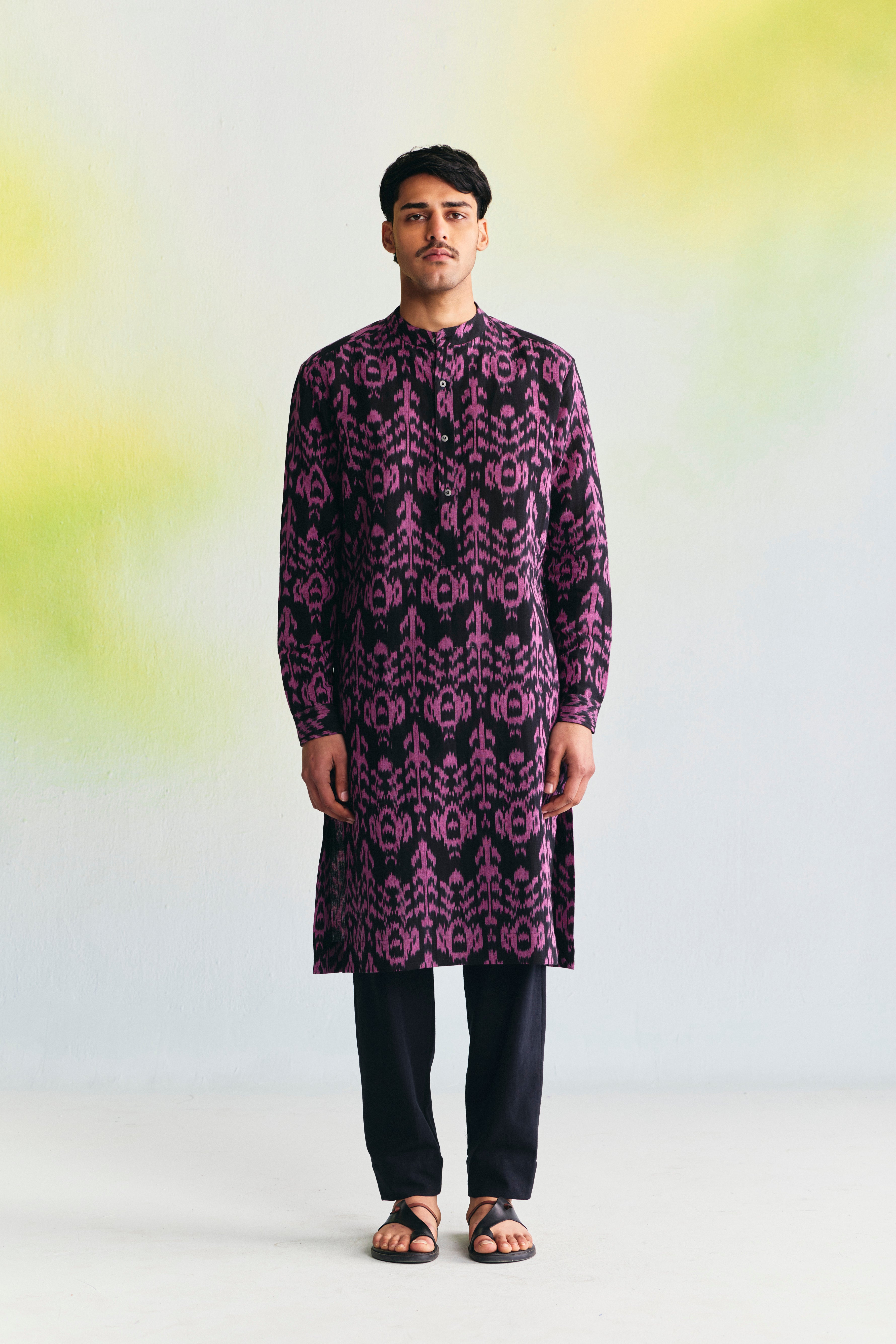 NOMAD LINEN SLIM FIT KURTA