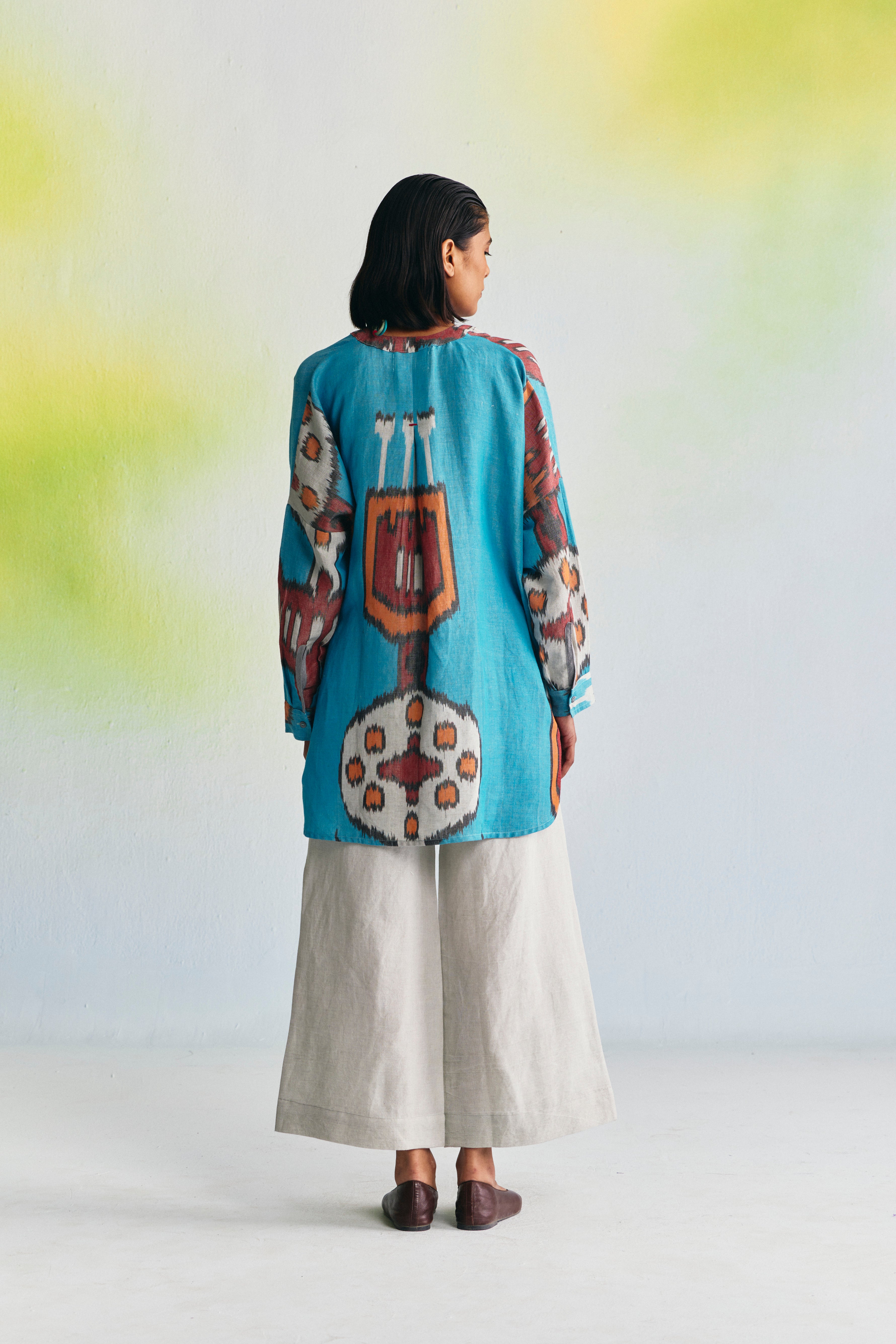 CLAY LINEN RELAXED SHIRT