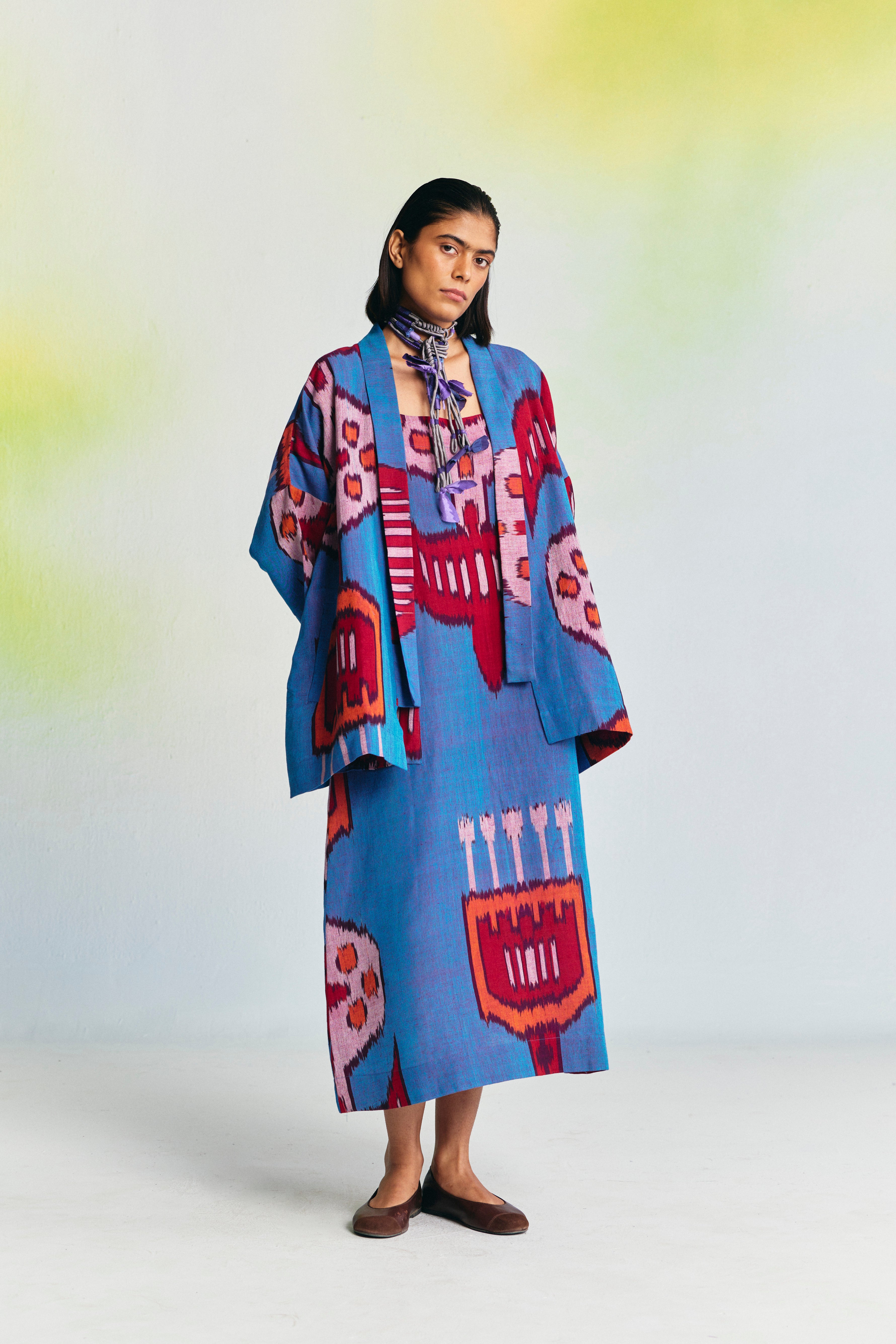 IXCHEL LINEN KIMONO CO-ORD