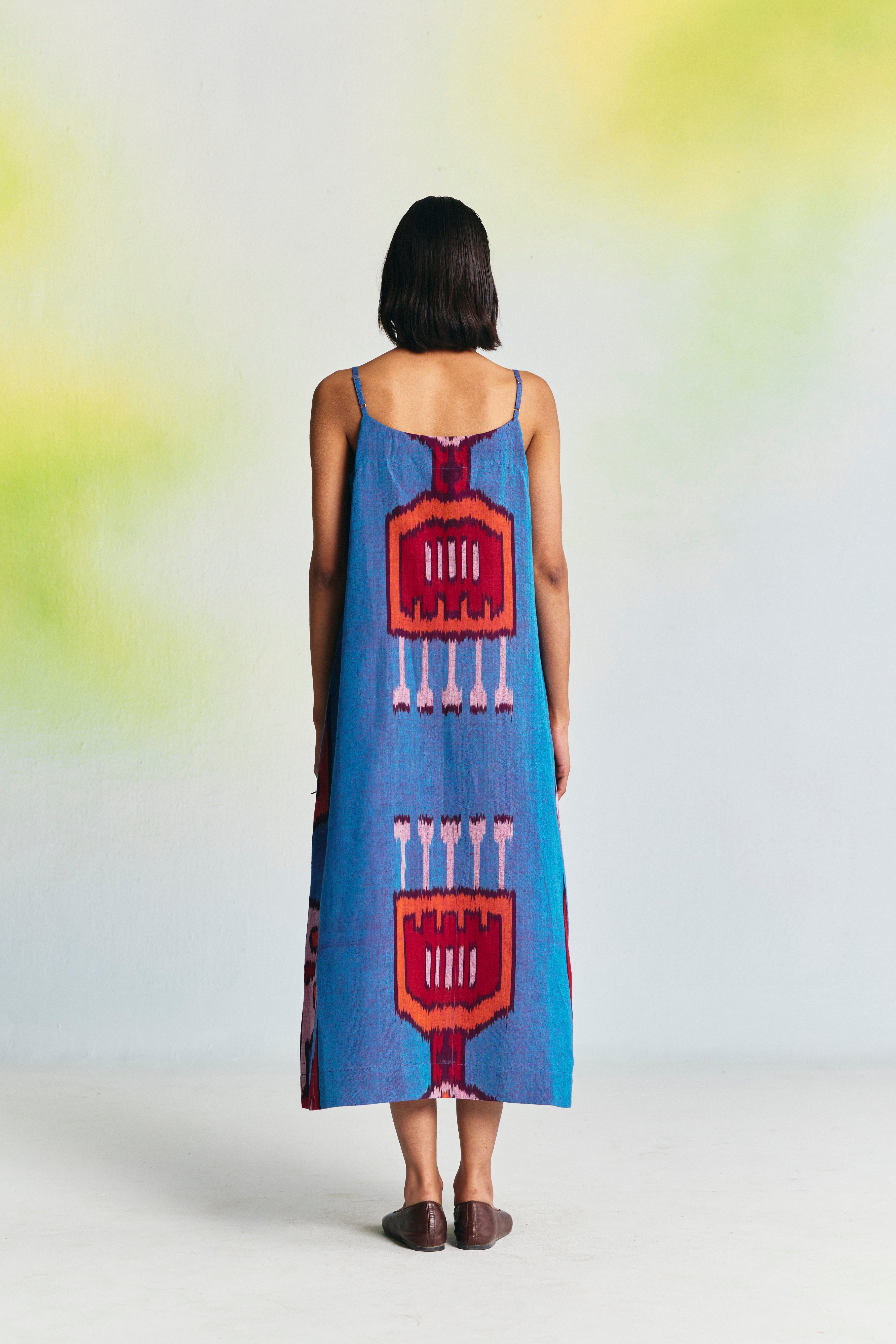 IXCHEL LINEN SLIP DRESS