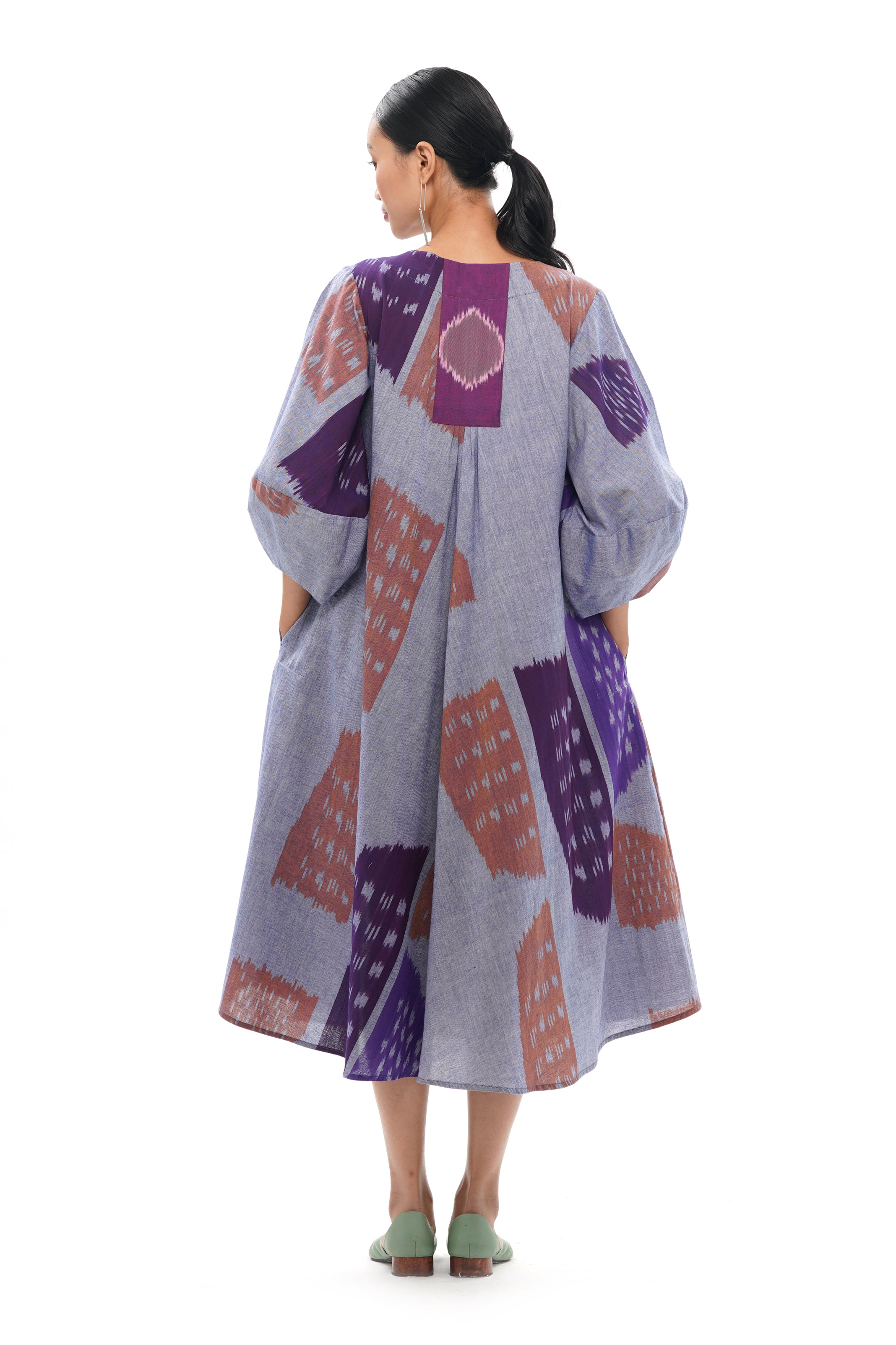 SHOBU LANTERN BIAS DRESS