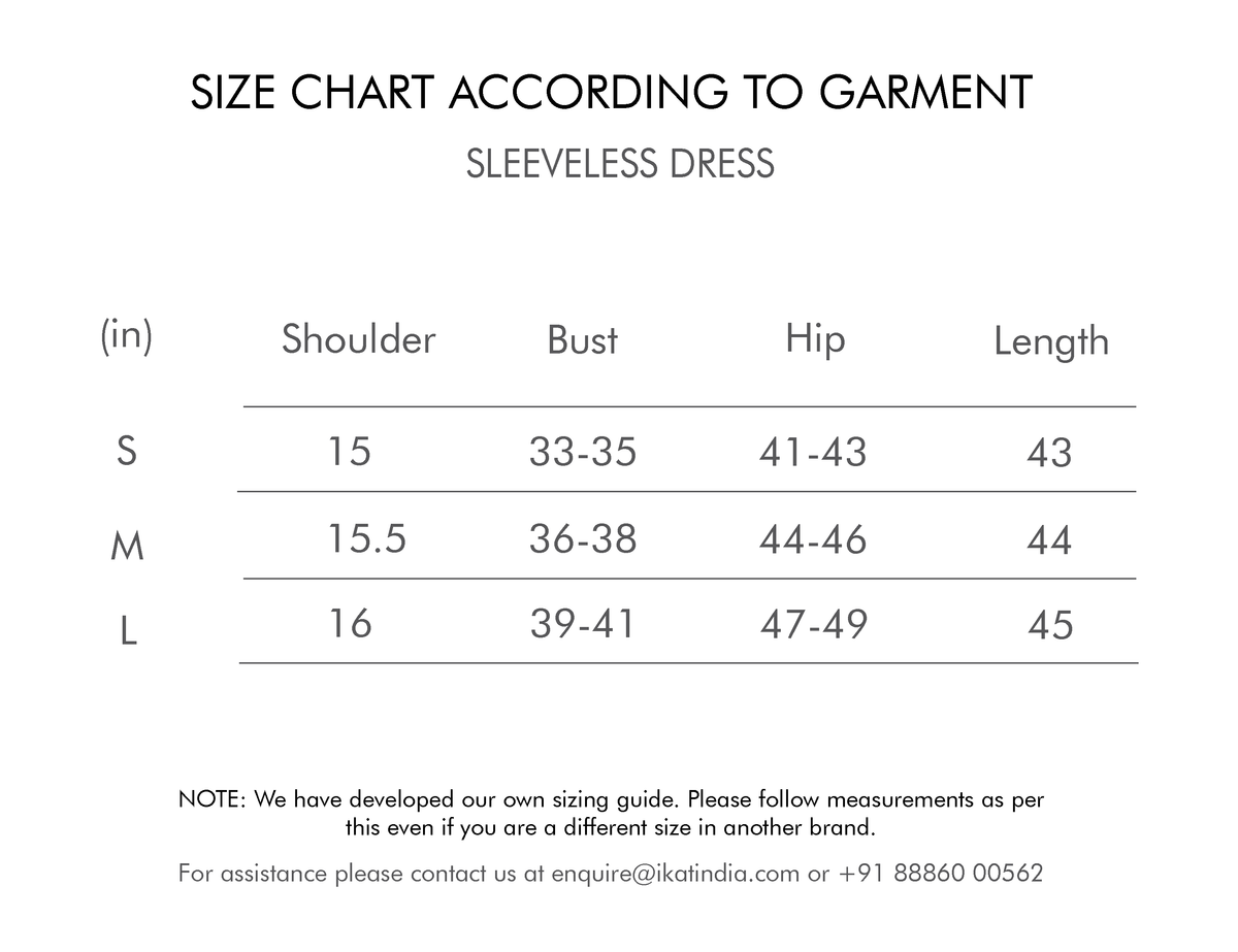 FIR SLEVELESS DRESS
