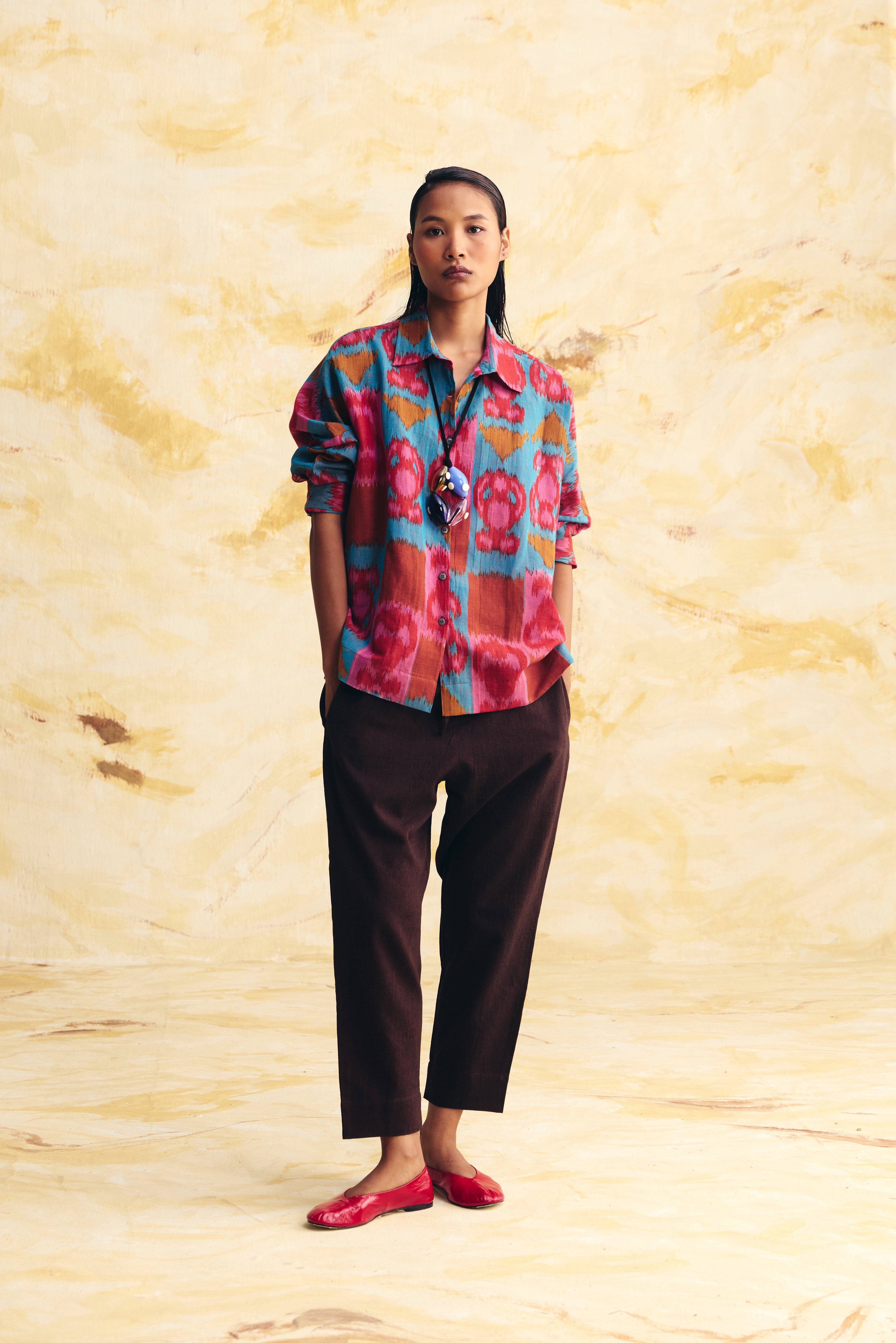 INERTIA LINEN RELAXED SHIRT