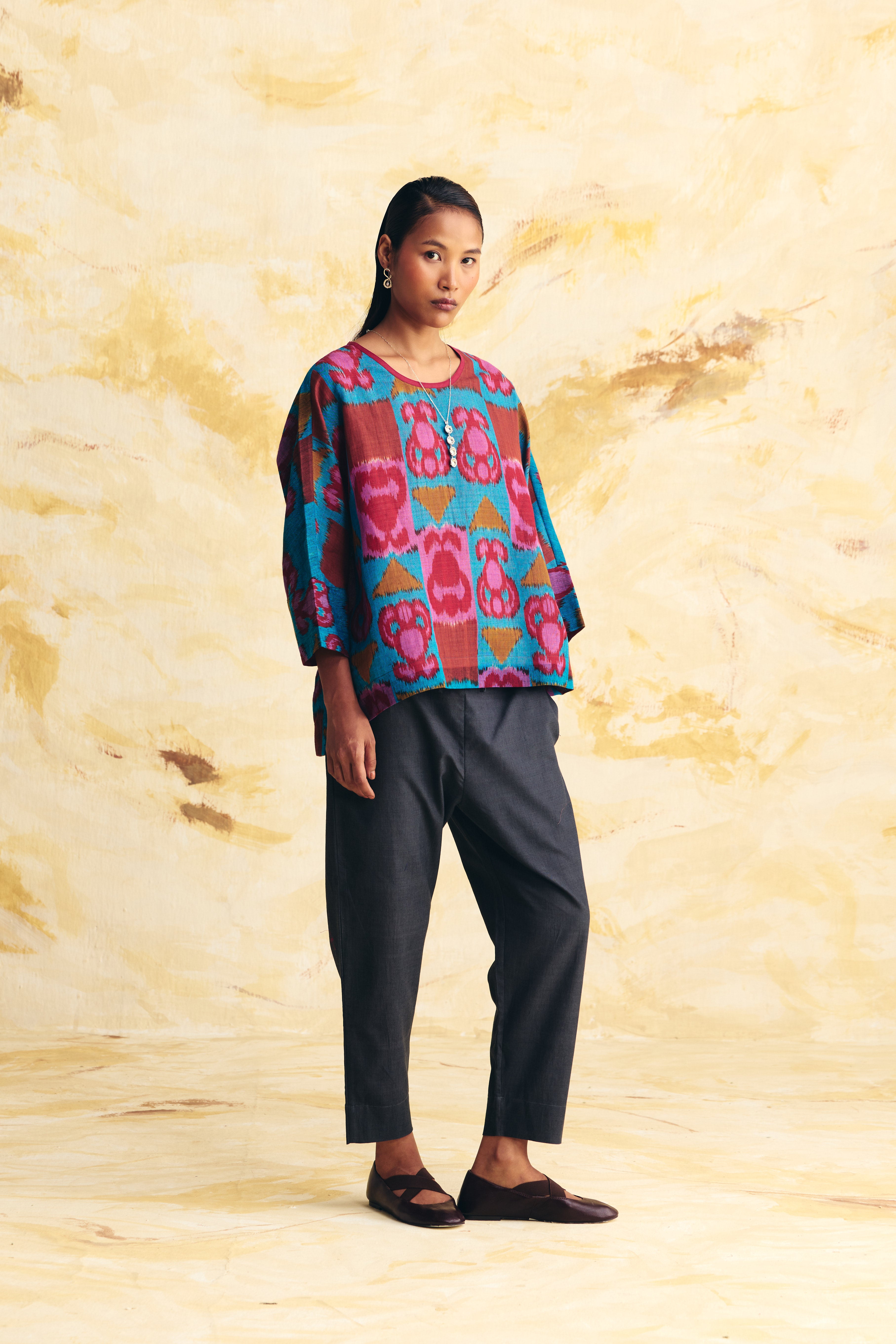 CURRENT LINEN SQUARE CUT SHIRT