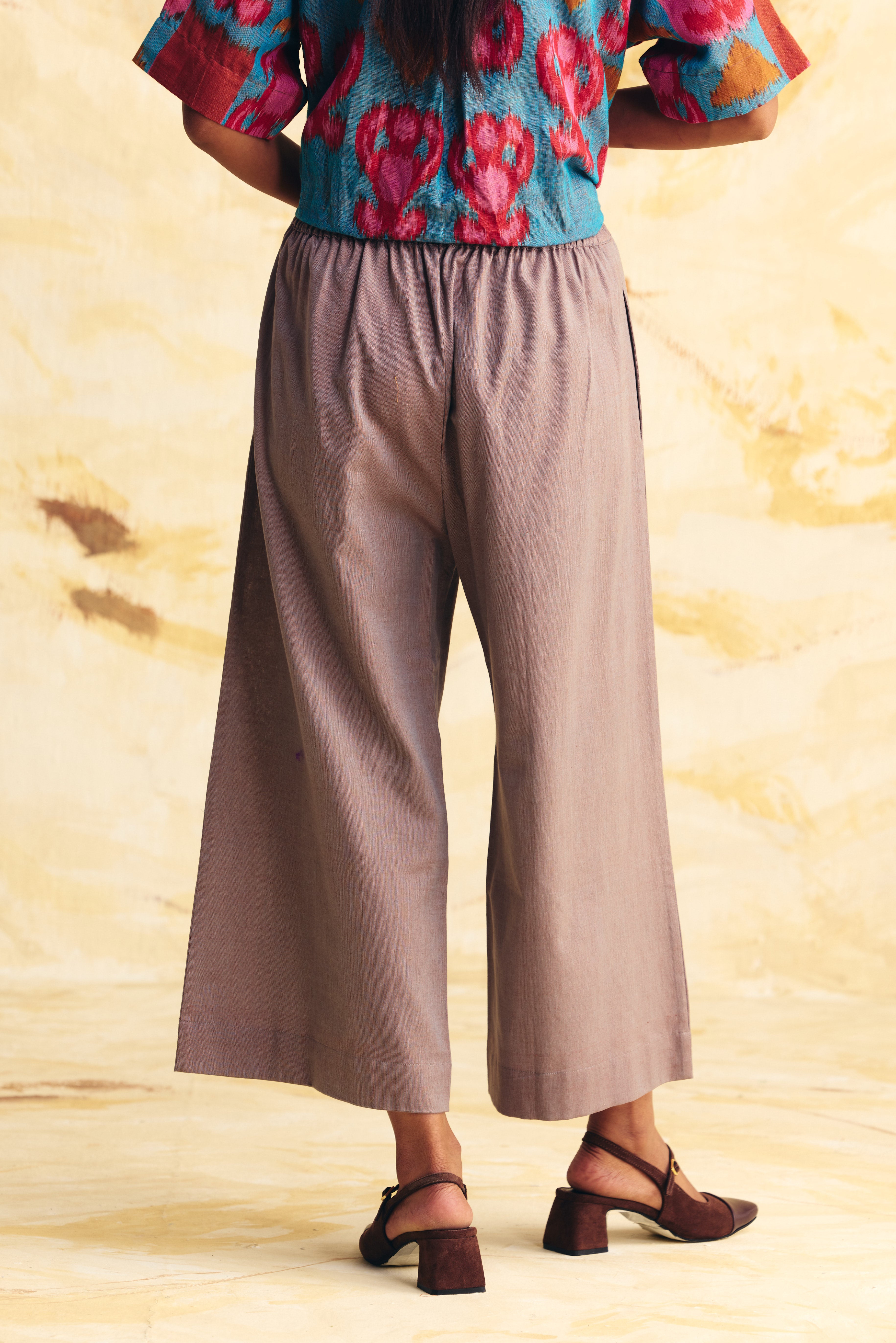 INERTIA LINEN CROPPED SHIRT CO-ORD