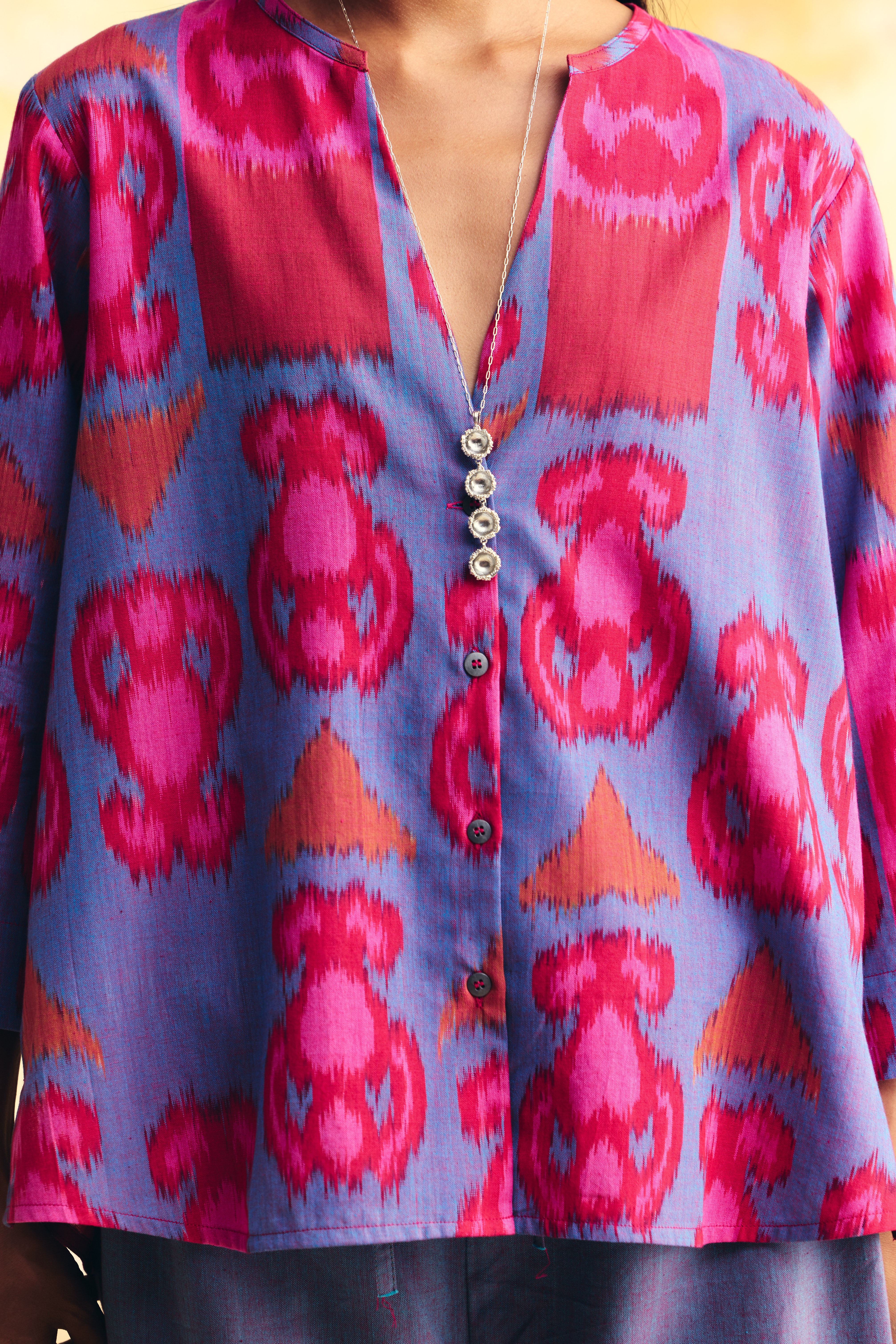 ETHEREAL V NECK TOP