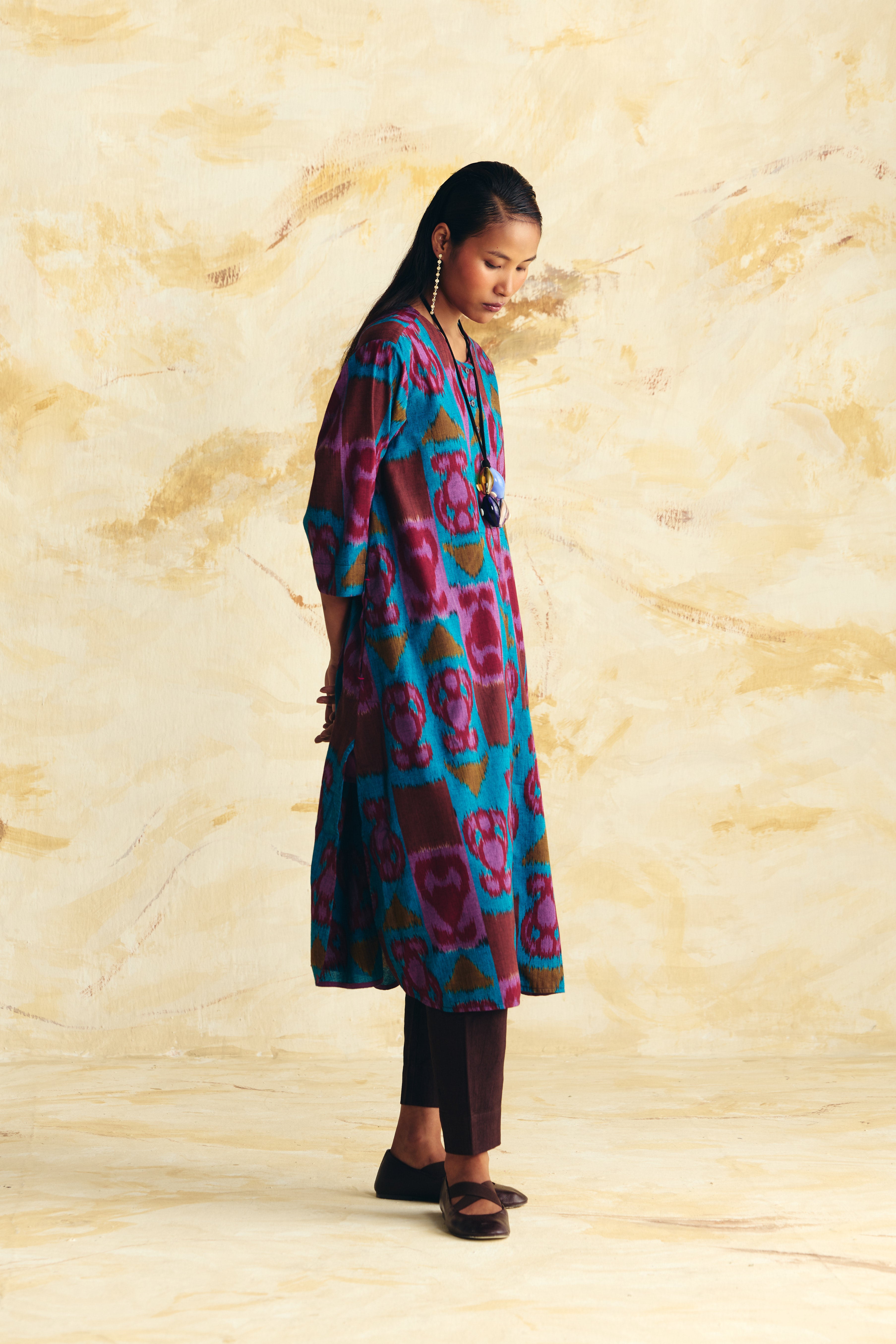 GRAVITY YOKE DRESS