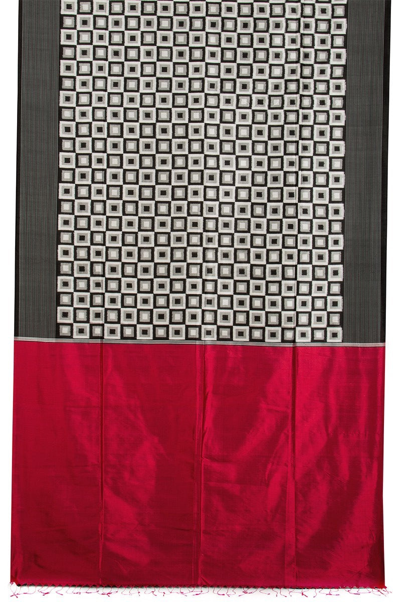 Black Japanese Silk Saree