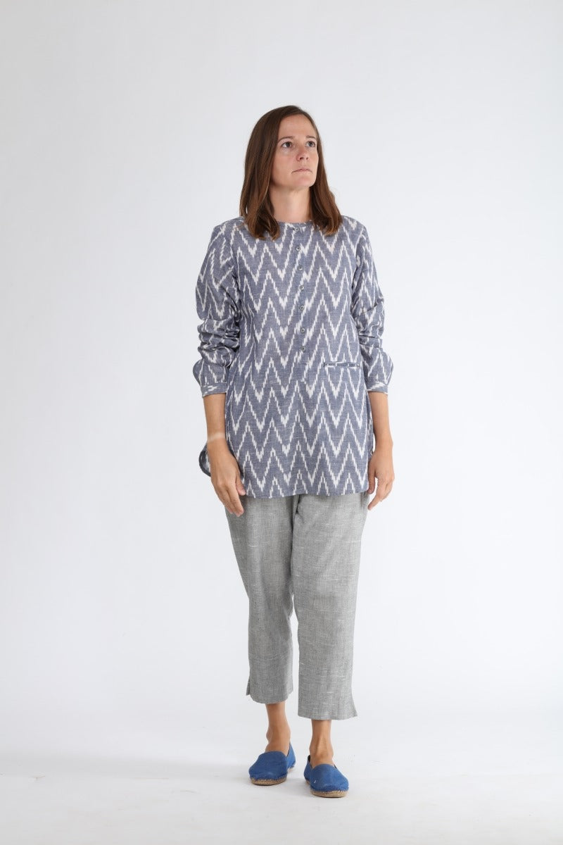 Illusion Half Button Shirt