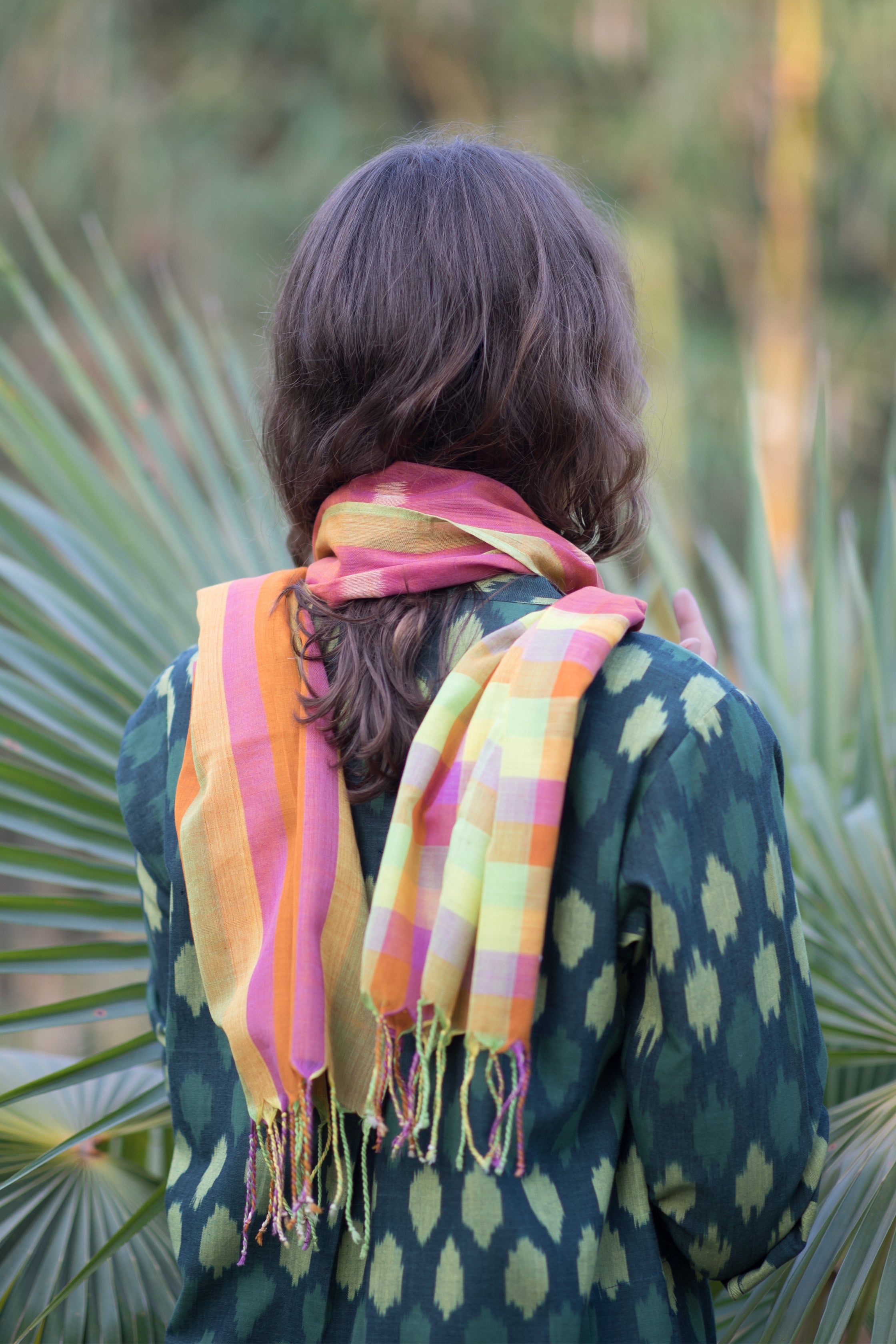 Orange Spacedye Stole