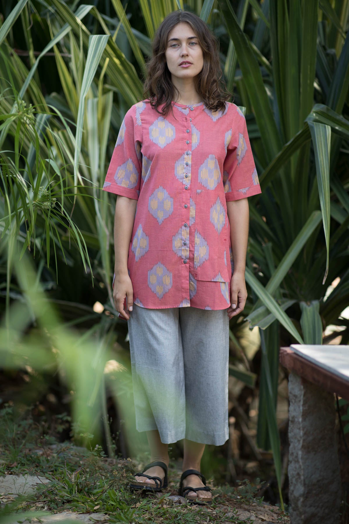 Punch Circle Tunic Top