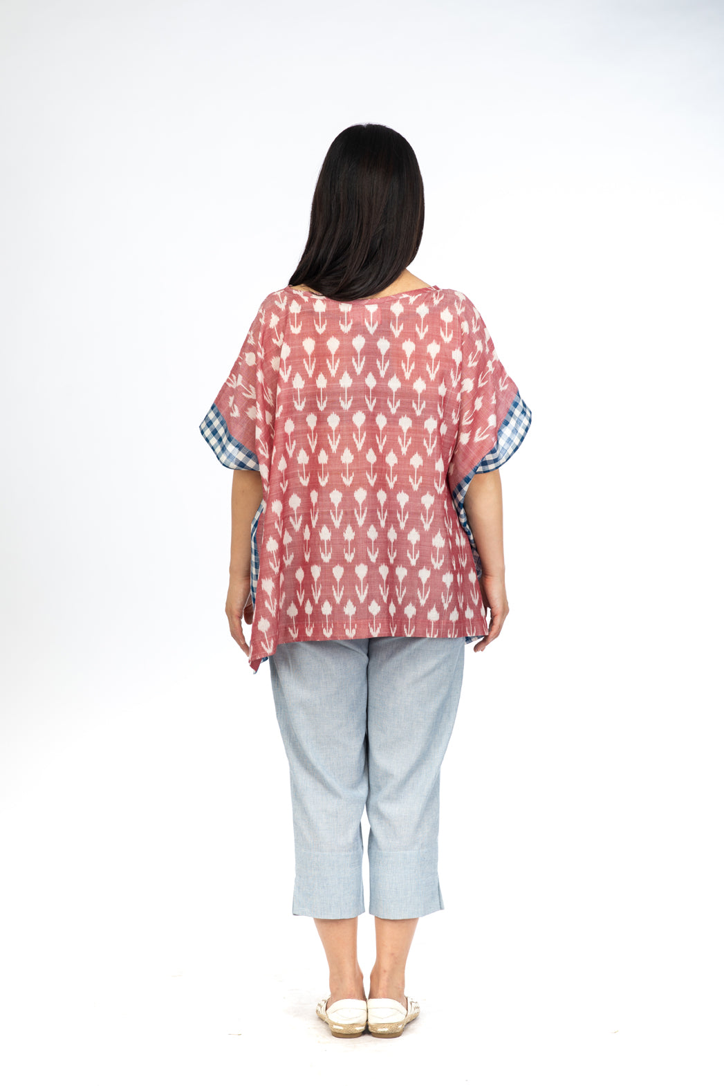 Red Bud Short Kimono