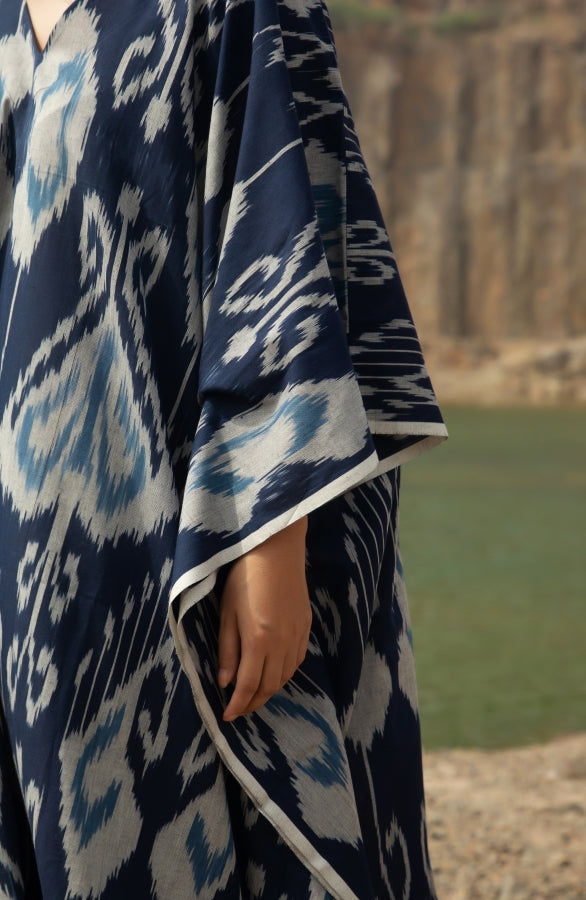 Midnight Blue Long Kaftan