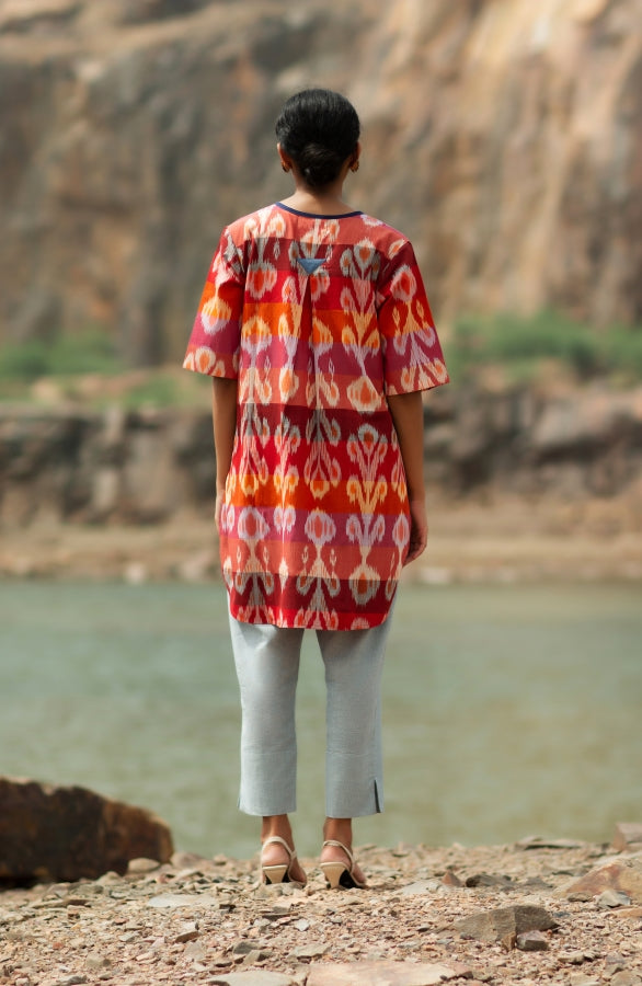 Cinnabar Button Tunic