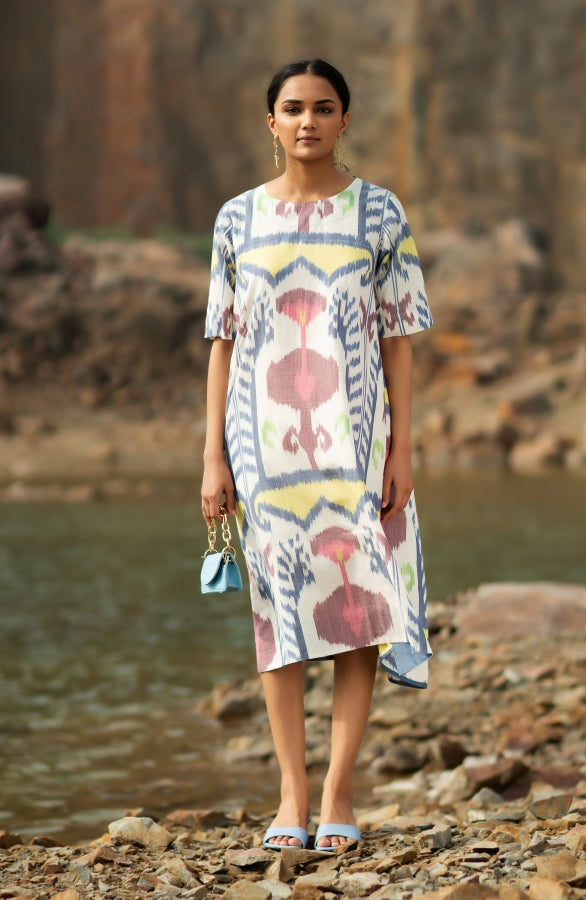 Limestone A-Line Dress