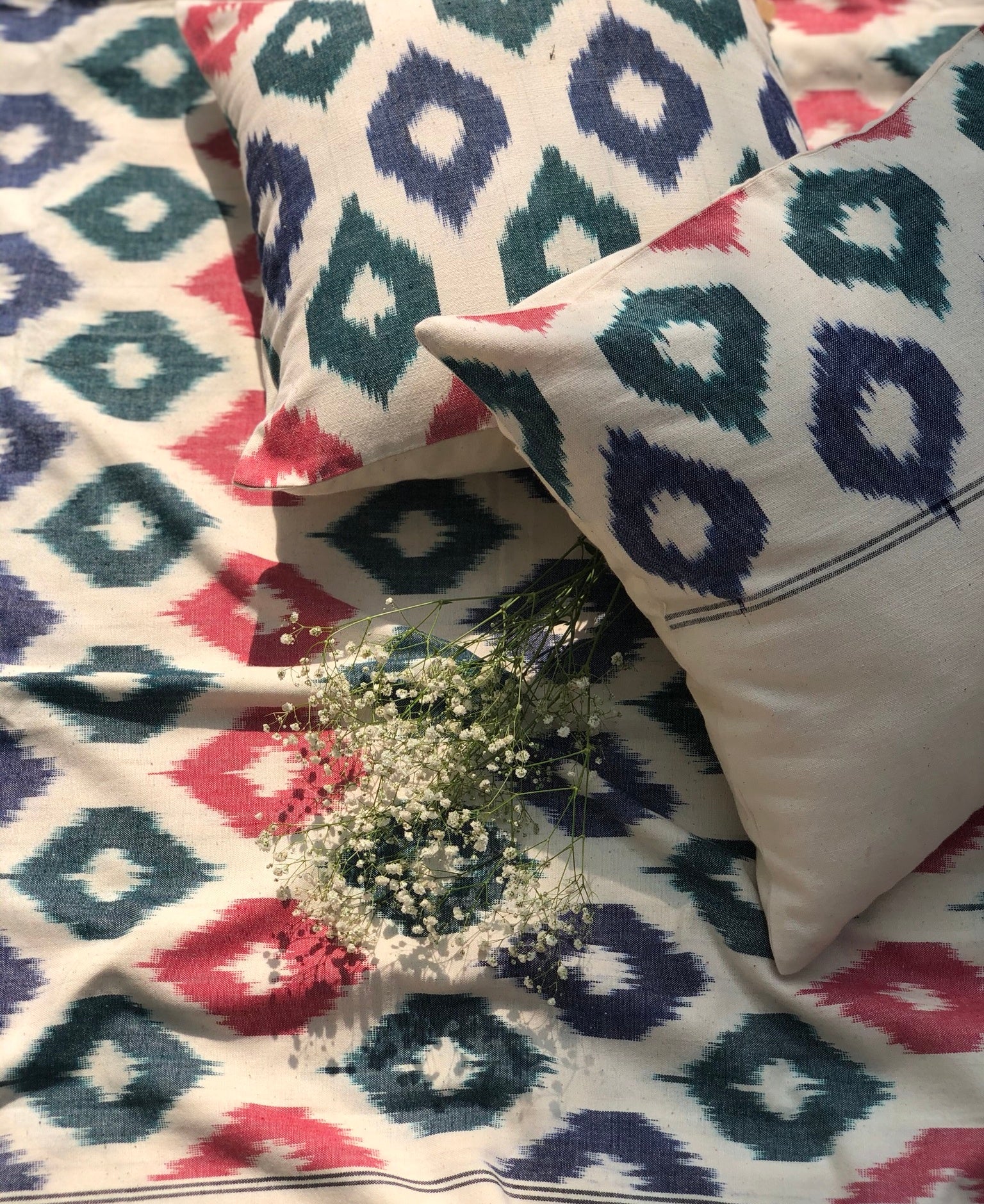 Overall Multicolor Drop Cushion