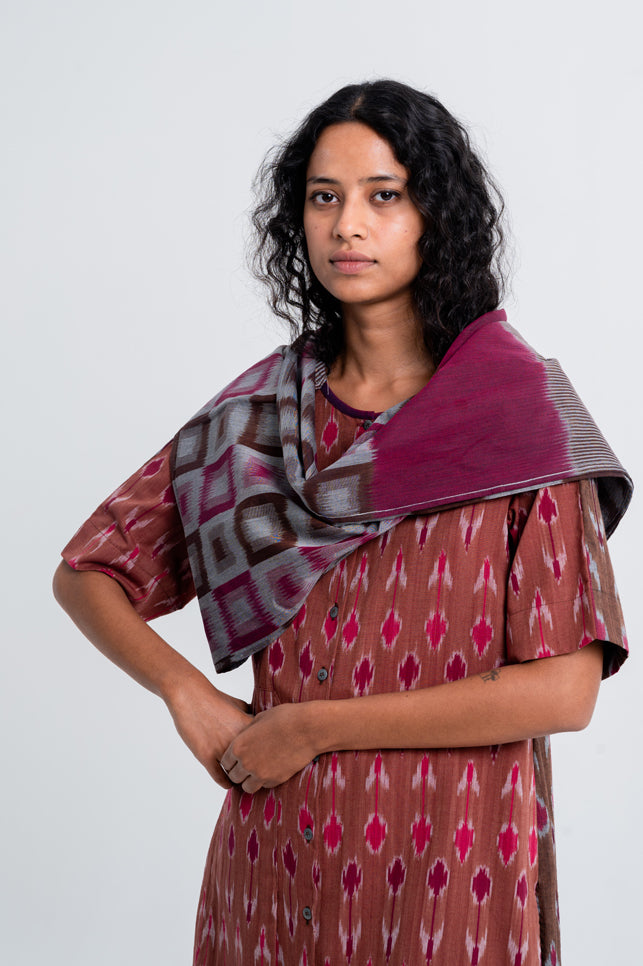 Paprika Button Tunic