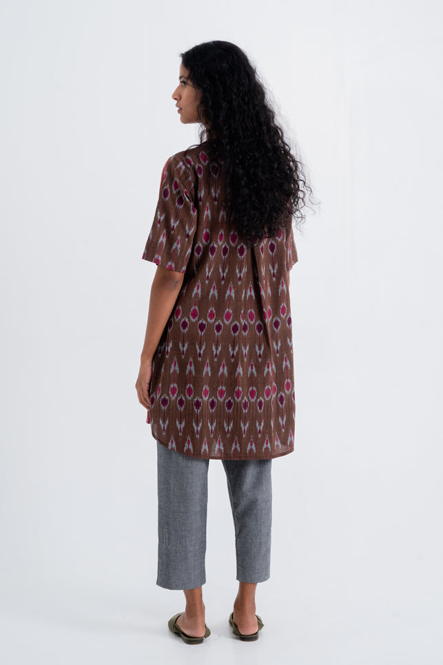 Paprika Button Tunic