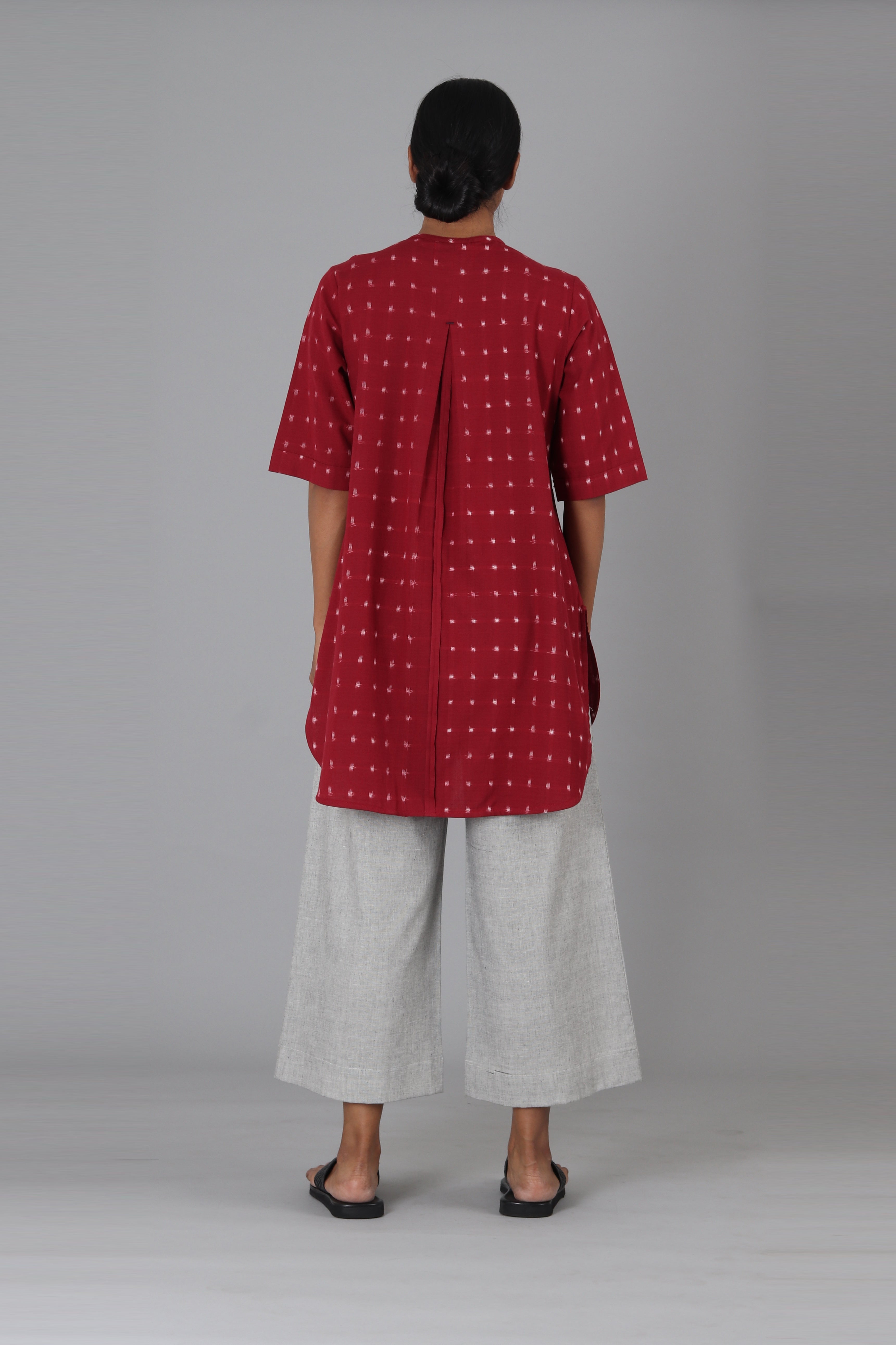 Red Box Tunic Top