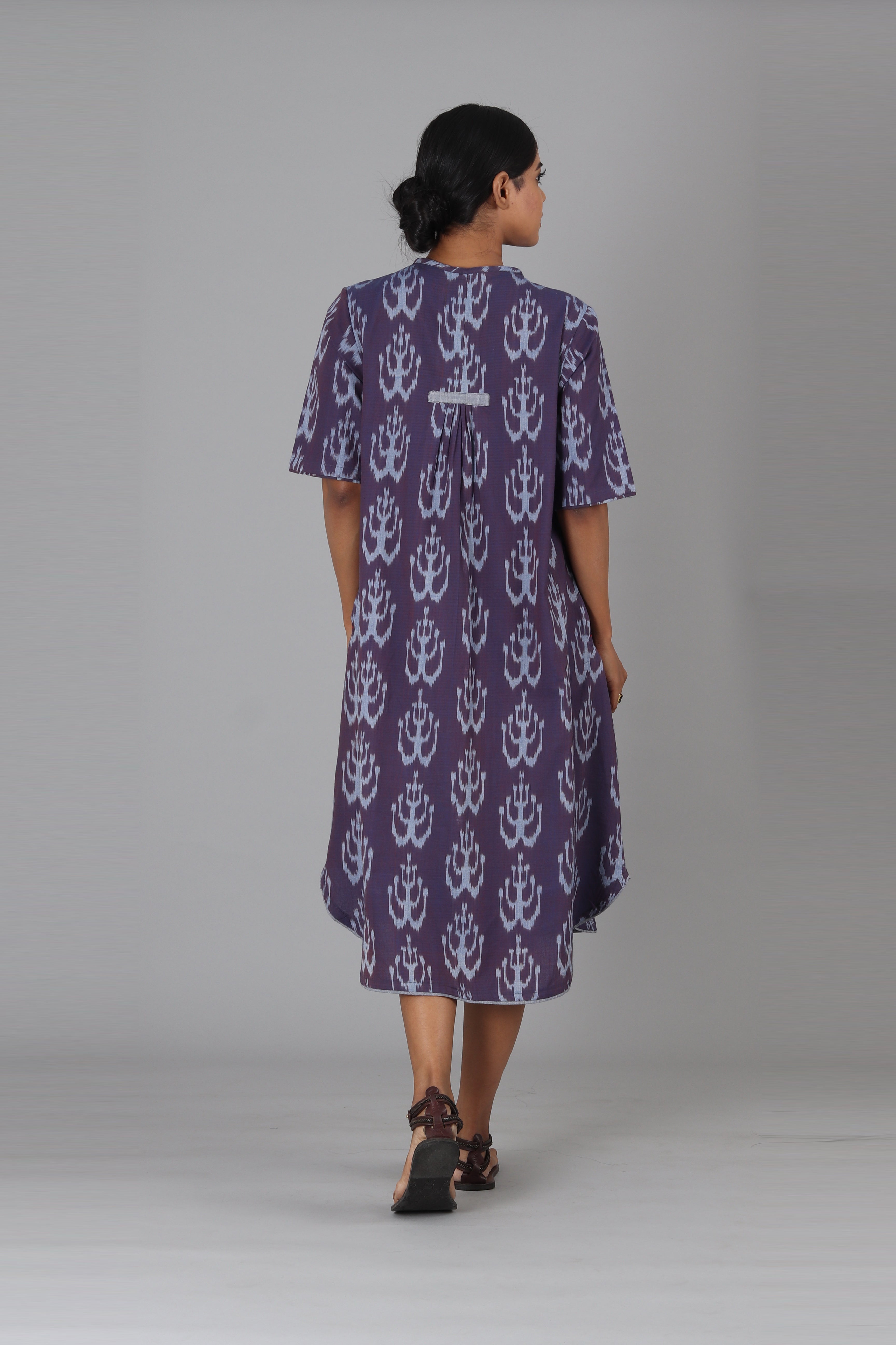 Brown Fountain Open Long Jacket