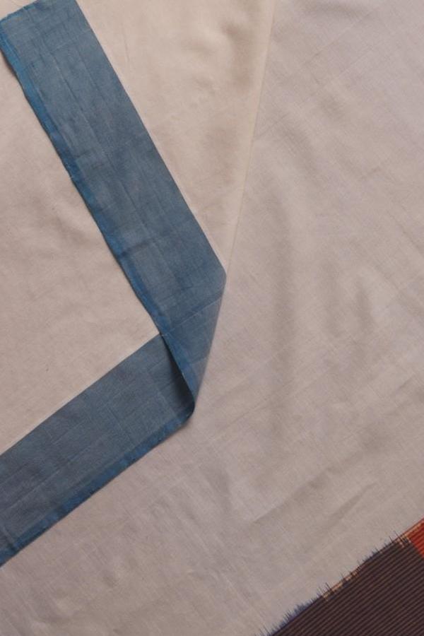 Multi Colour Fish Cotton Saree