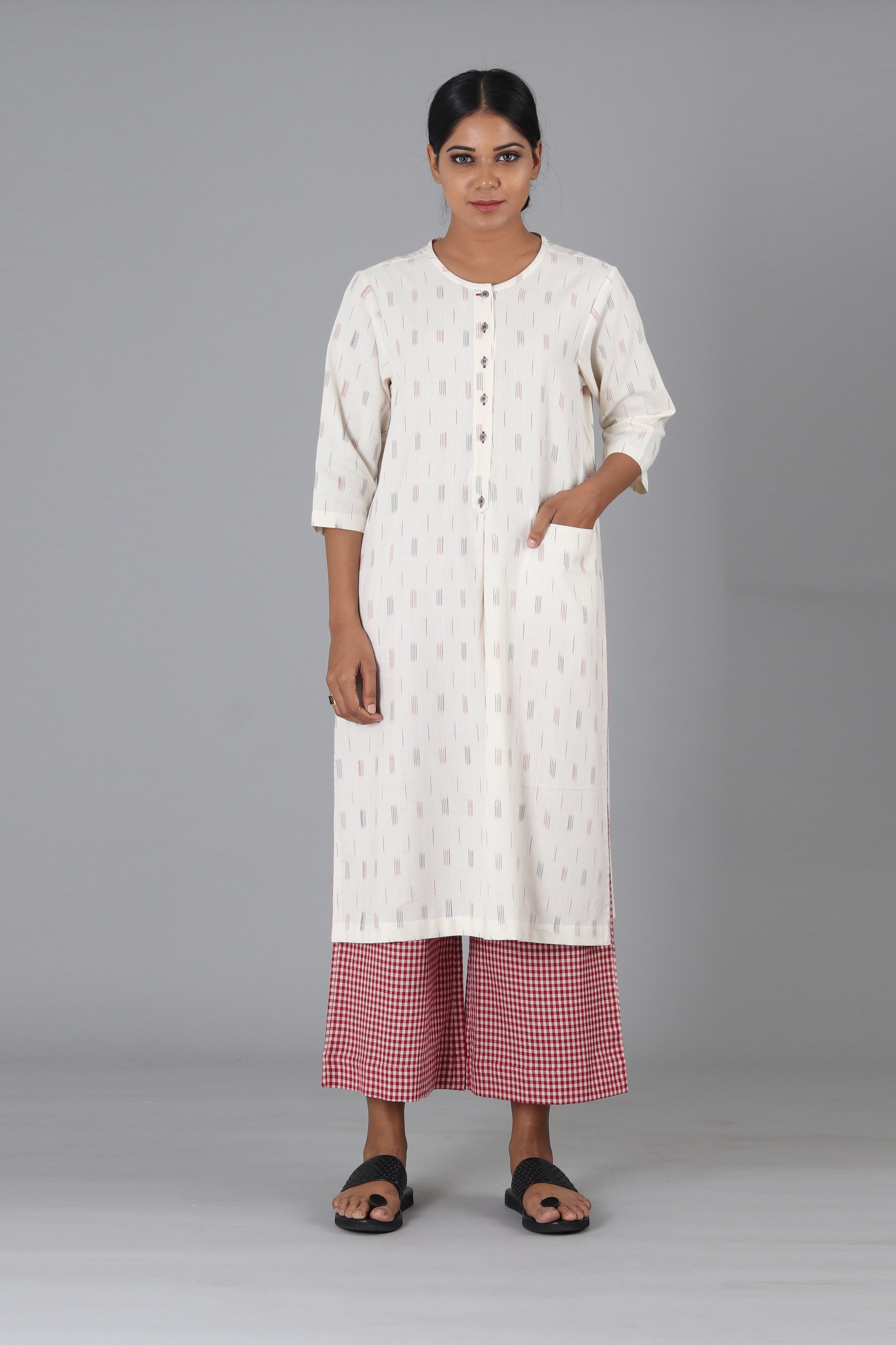 WBR Lines Slit Kurta
