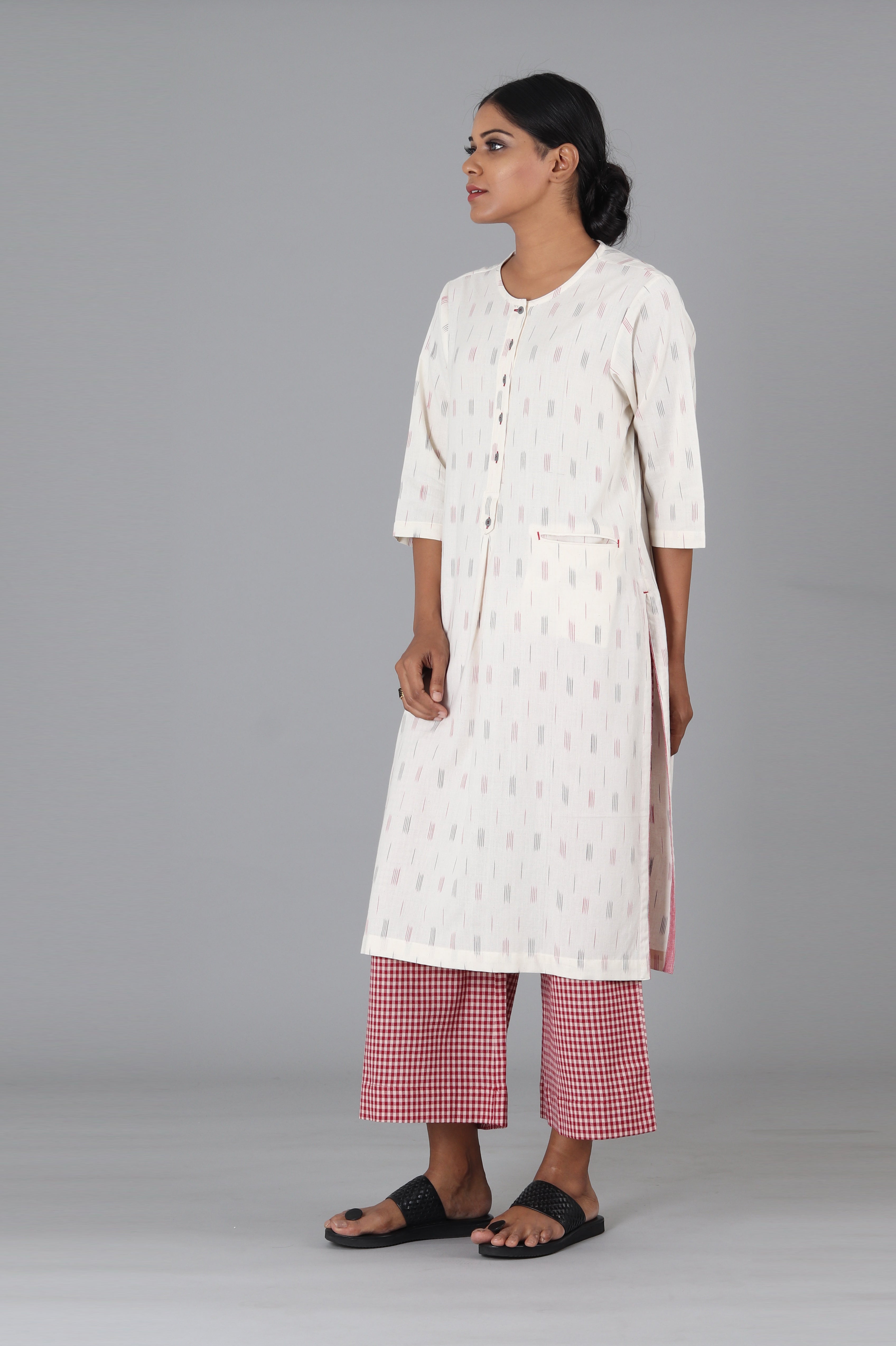 WBR Lines Slit Kurta