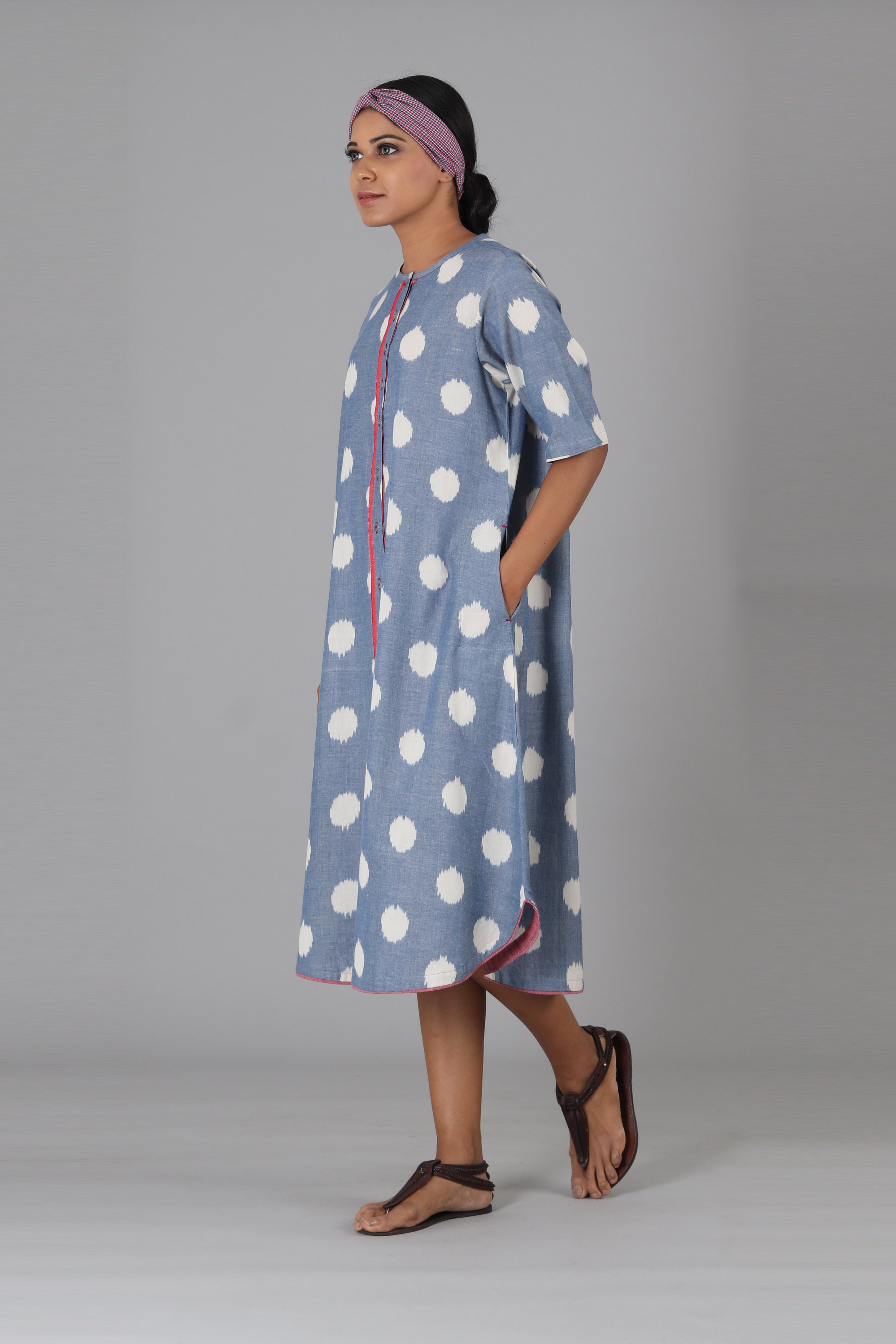 Warp Big Polka Open Long Jacket