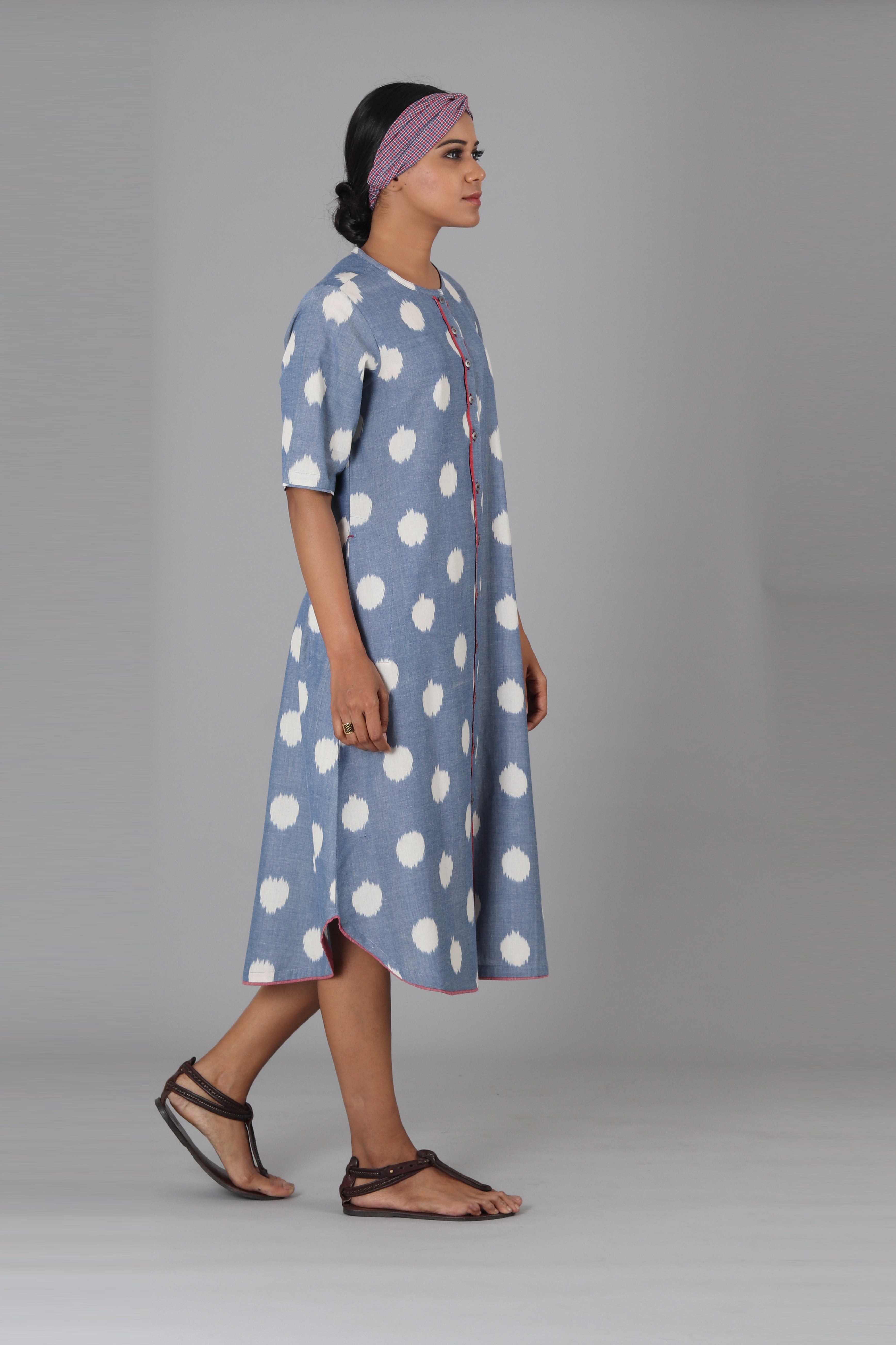 Warp Big Polka Open Long Jacket