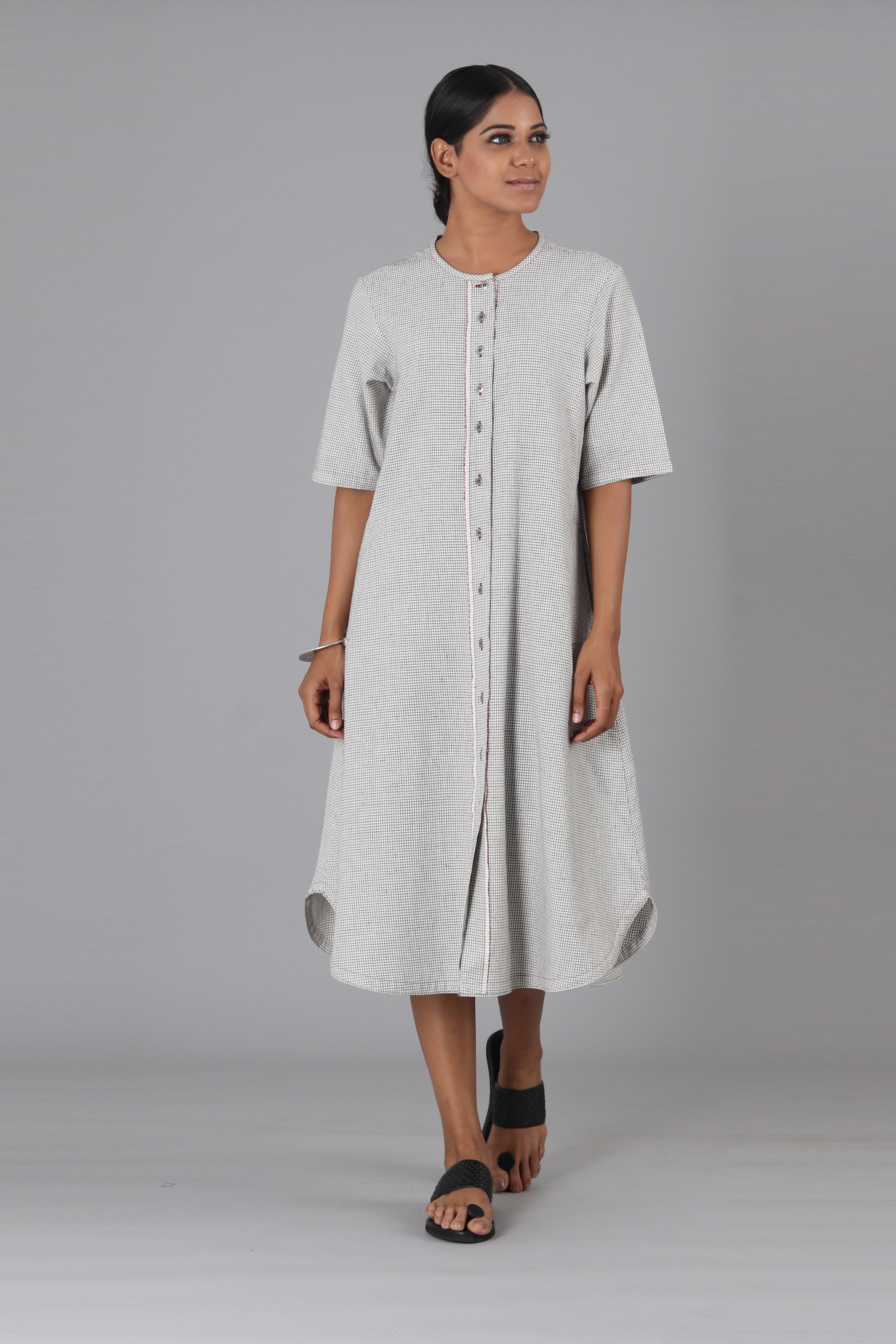 White Doria Open Long Jacket